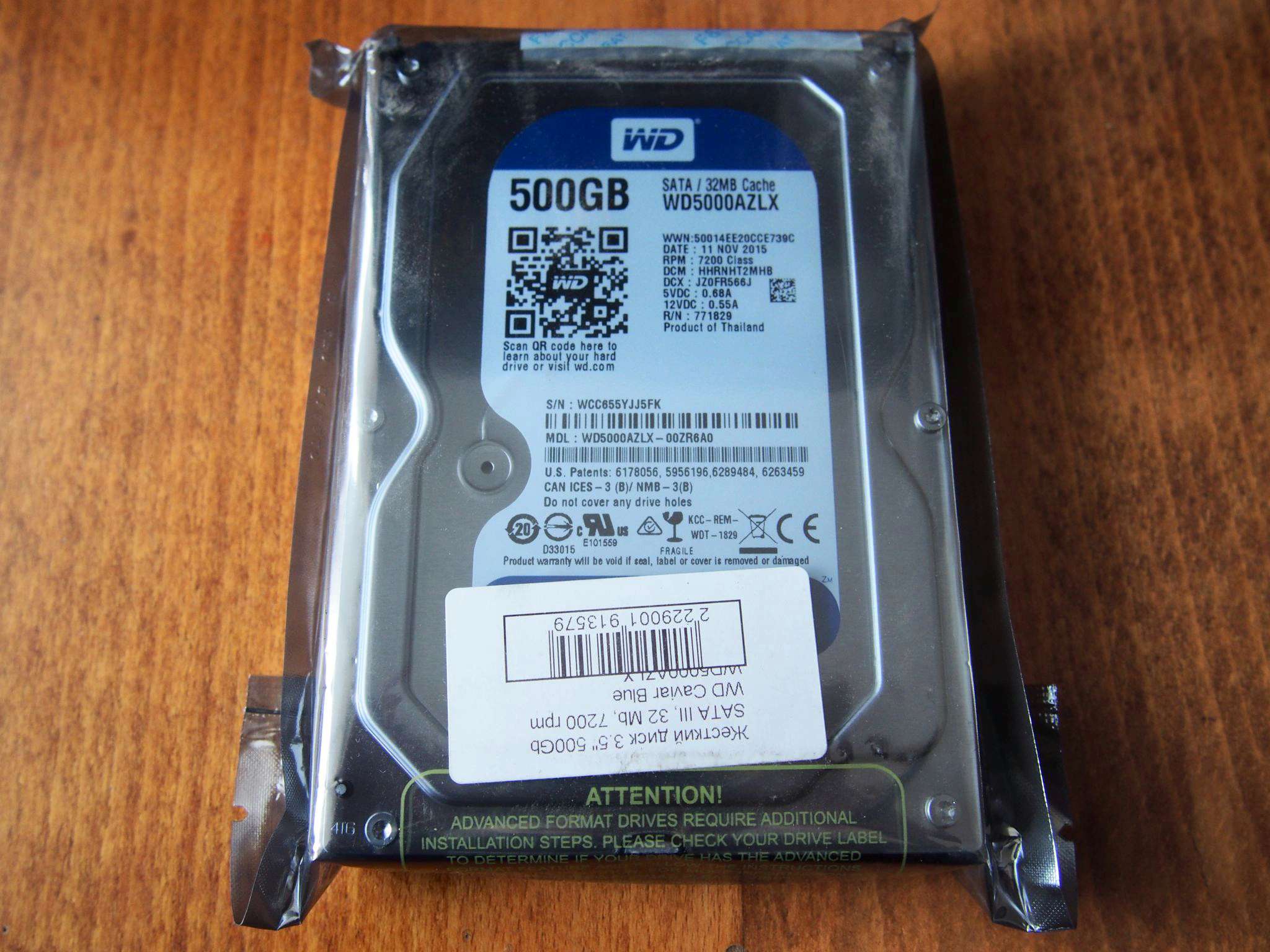 HDD 3.5 WD wd5000azlx