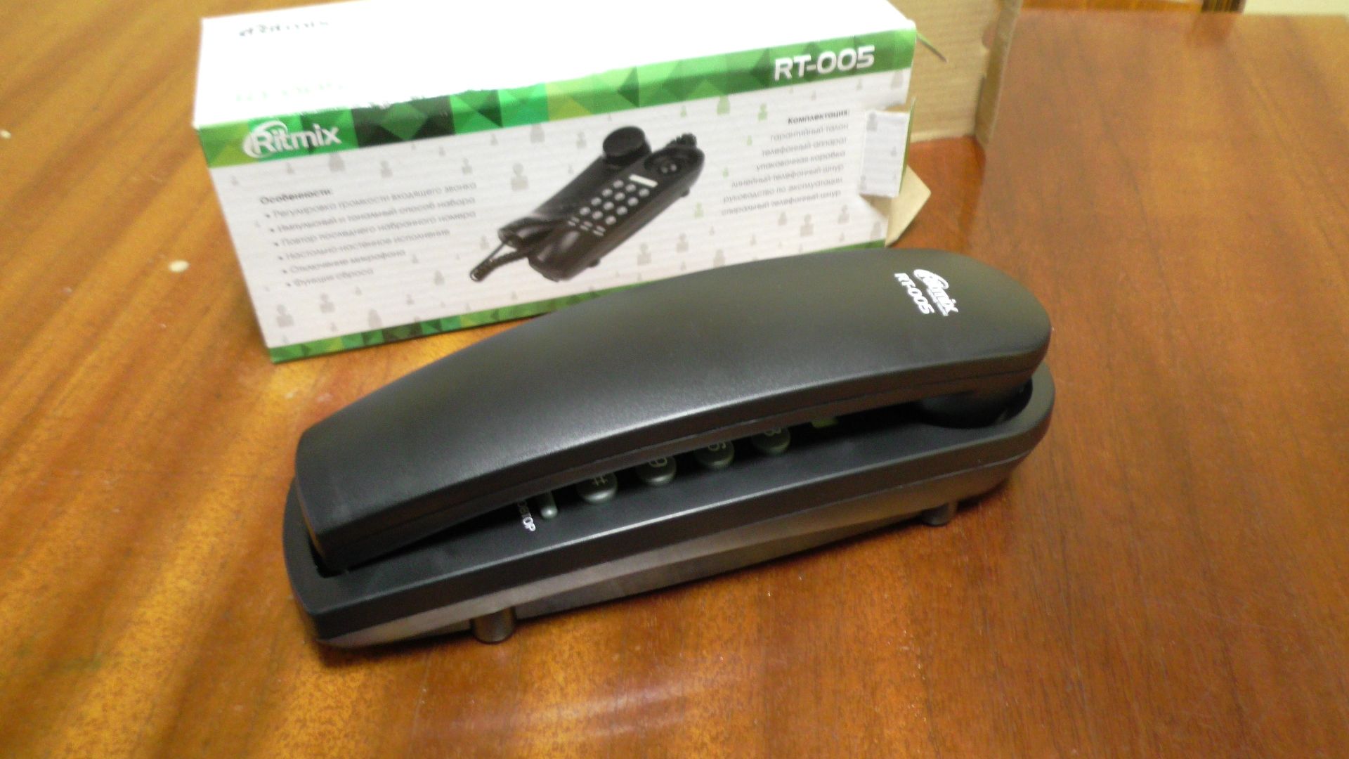 Проводной телефон RITMIX RT-005 black — купить в интернет-магазине ...
