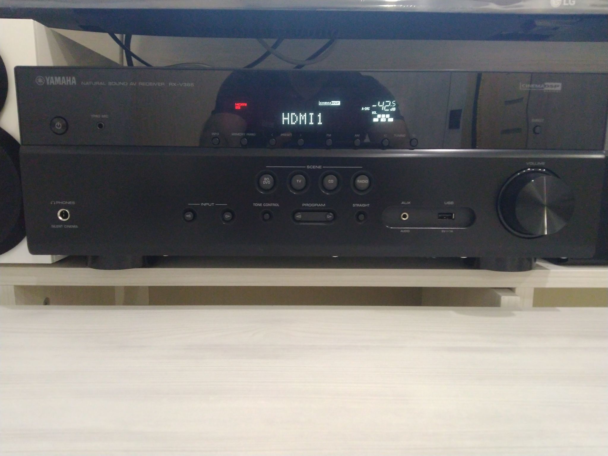 Ресивер AV Yamaha RX-V385, черный ARXV385BLF — купить в интернет ...