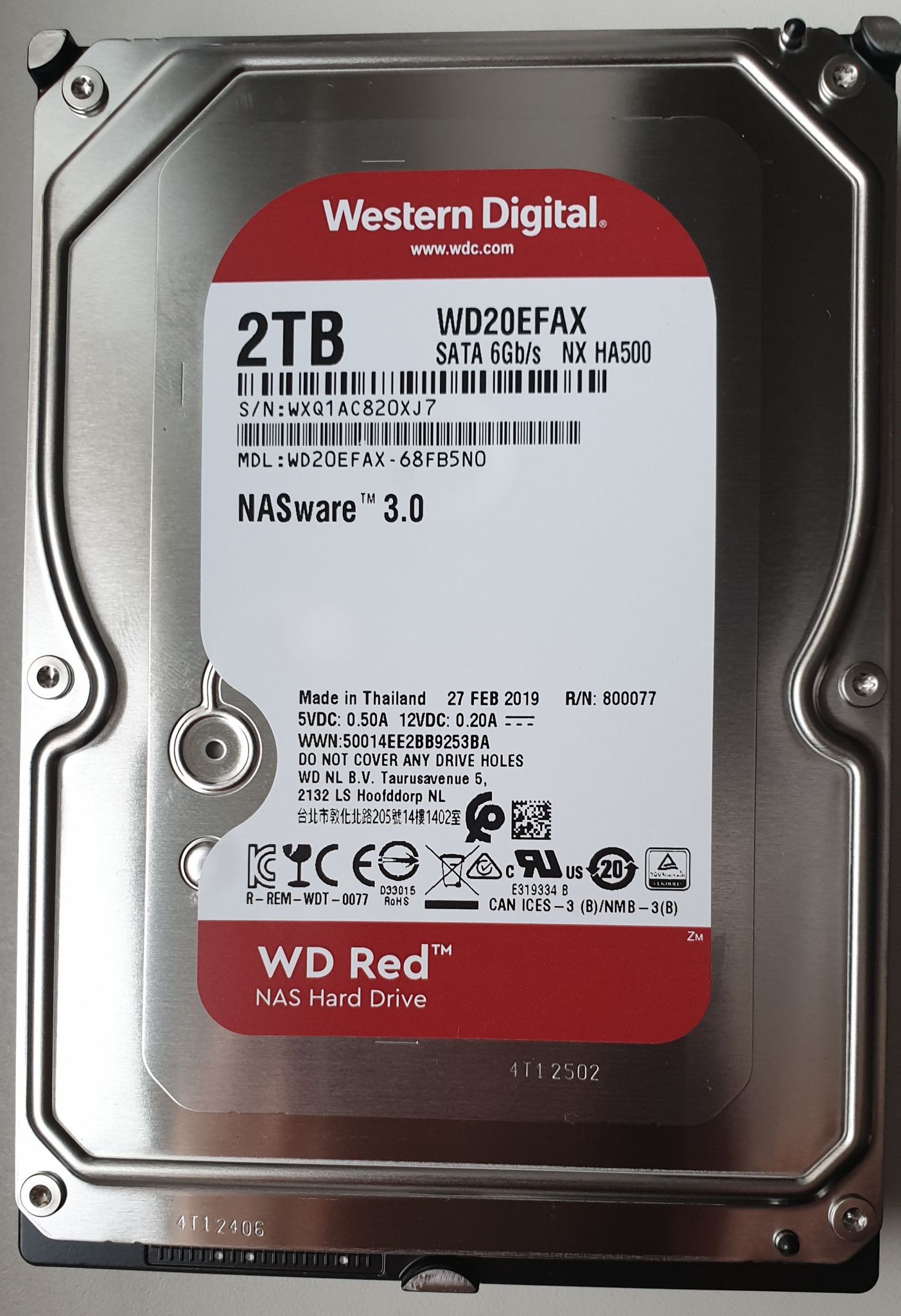 Купить жесткий диск 3.5 Western Digital WD Red 2 ТБ, SATA III, 256 Mb ...