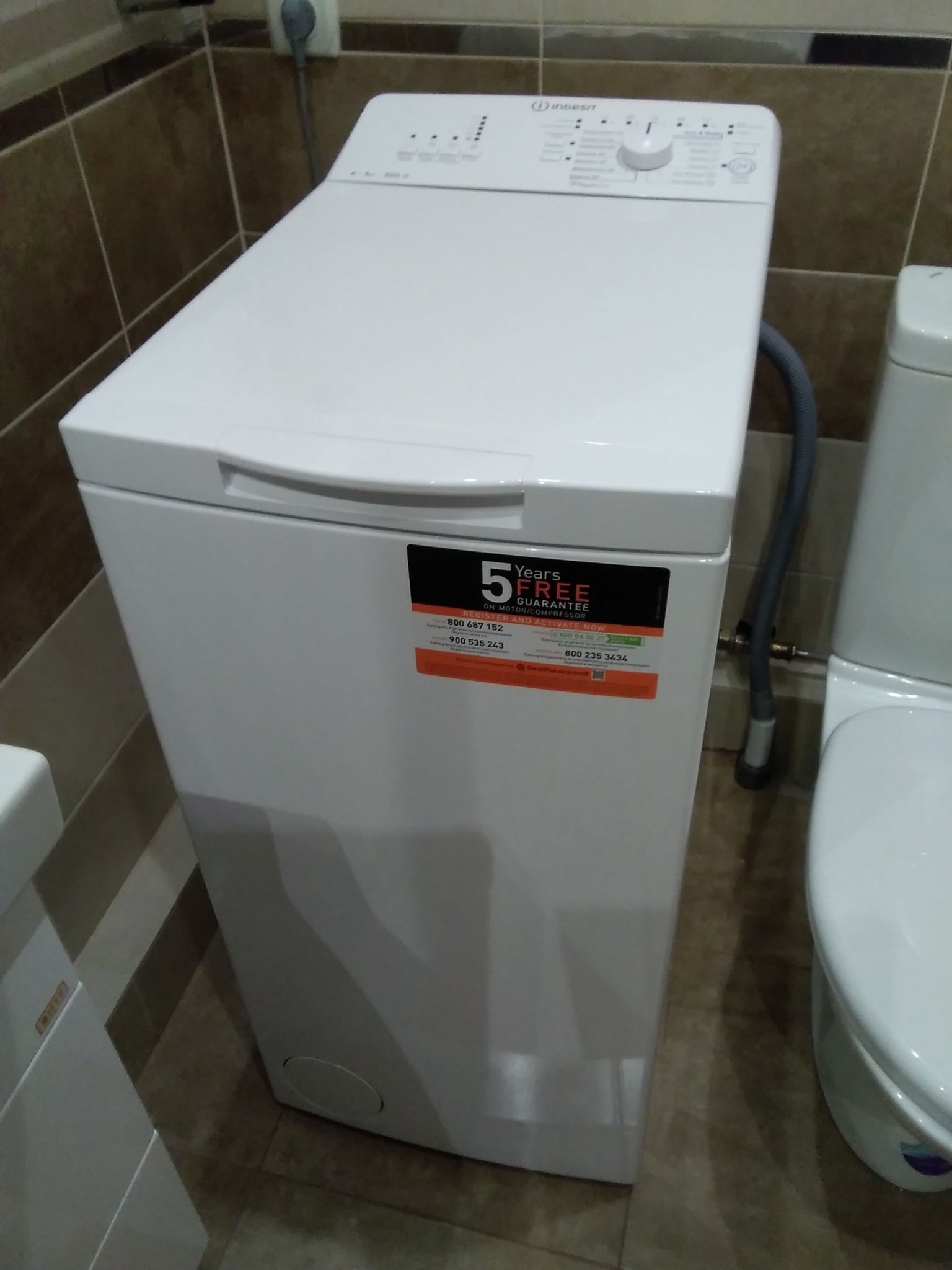 Стиральная машина Indesit BTW A5851 (RF) 859991536910 — купить в  интернет-магазине ОНЛАЙН ТРЕЙД.РУ