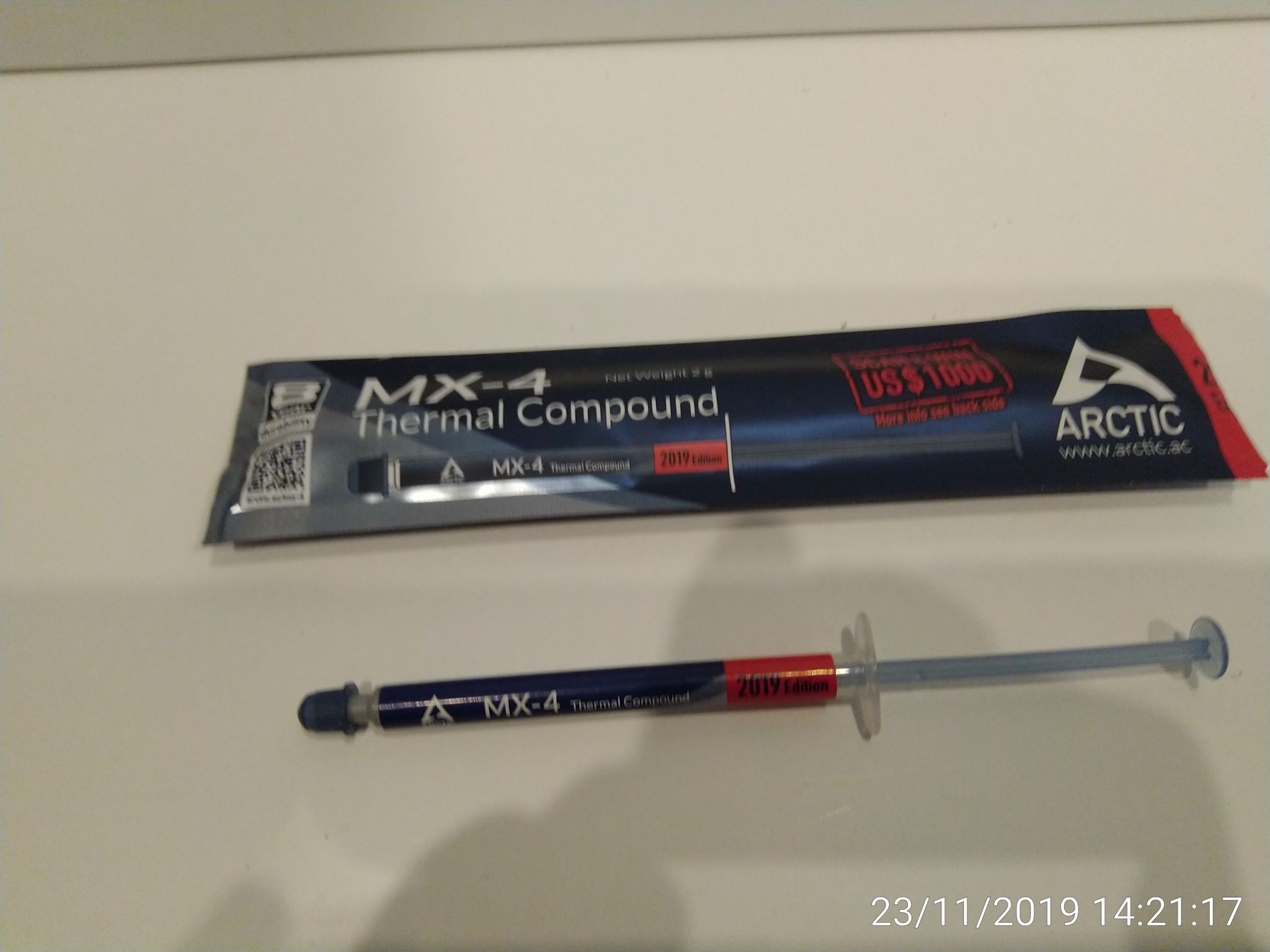 Термопаста Arctic Cooling MX-4 Thermal Compound 2-gramm ACTCP00007B ...