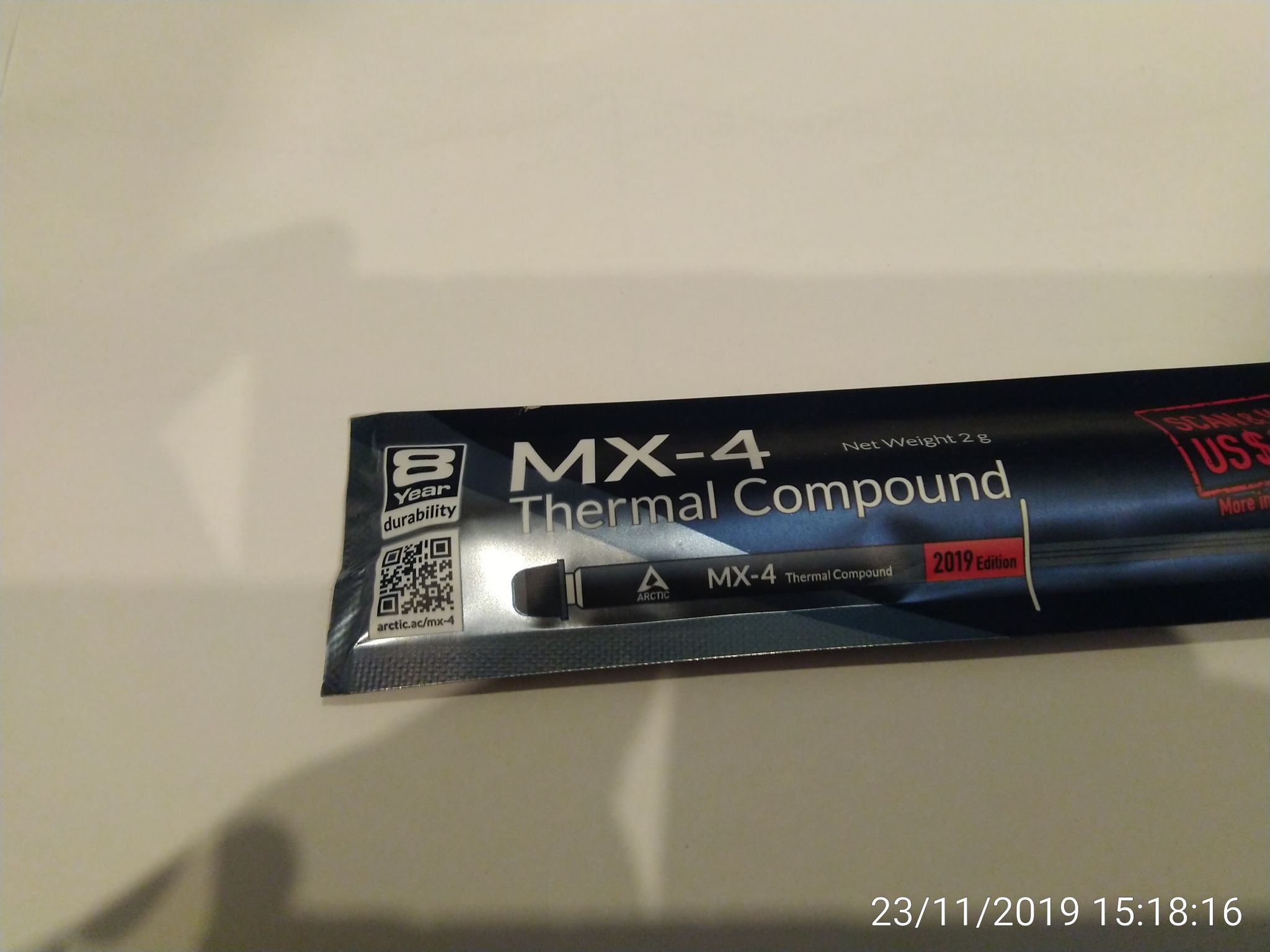 Термопаста Arctic Cooling MX-4 Thermal Compound 2-gramm ACTCP00007B ...
