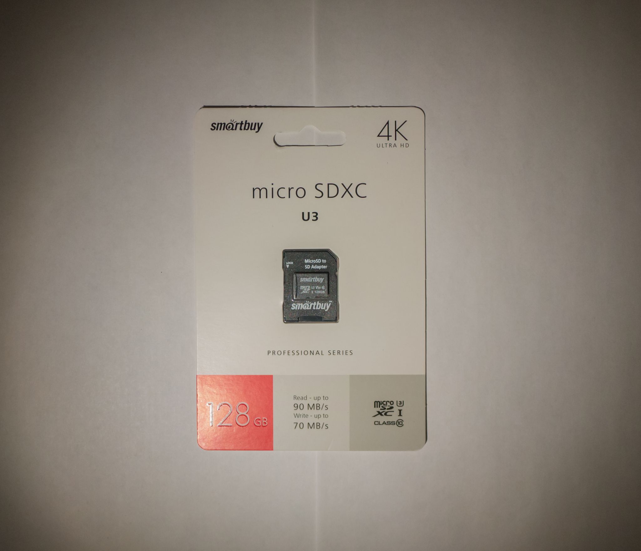 Карта памяти micro sdxc 128gb smartbuy class 10 uhs i adp