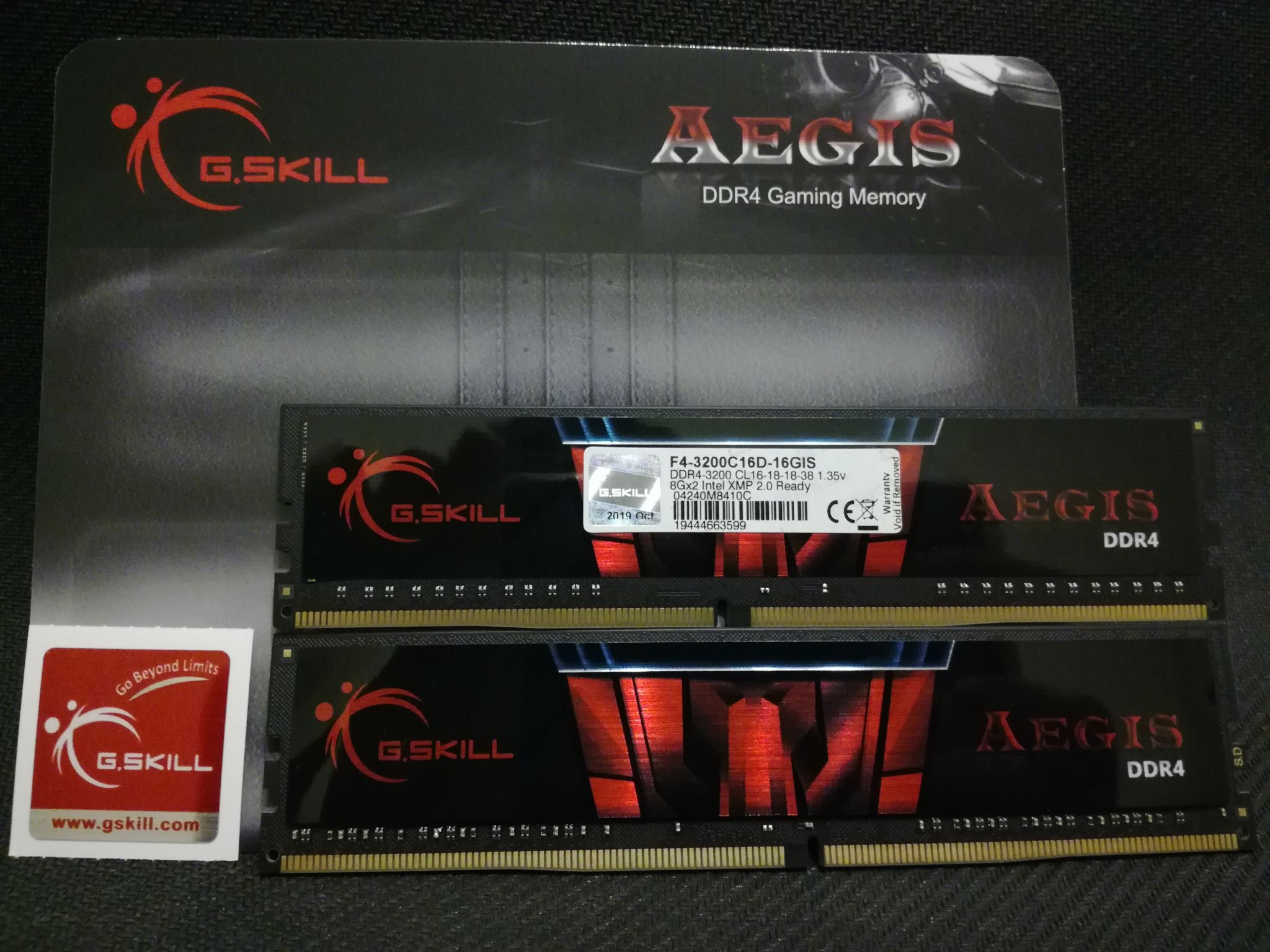 Купить Оперативная память DDR4 G.SKILL AEGIS 16GB (2x8GB kit) 3200MHz ...