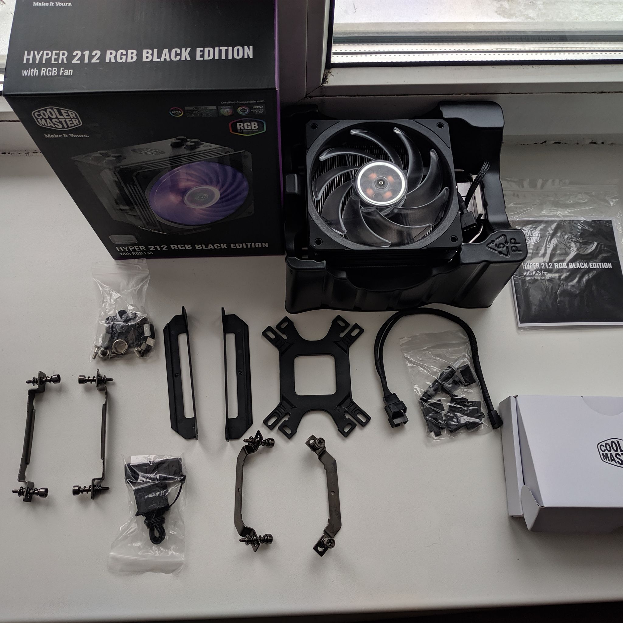 Cooler master hyper 212 rgb black