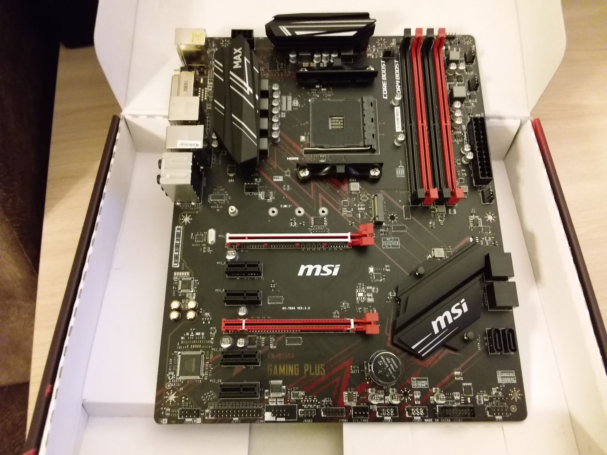 Материнская плата MSI B450 GAMING PLUS MAX (AM4, ATX) — купить в ...