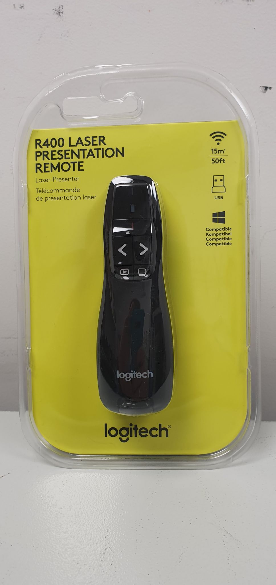 Пульт для презентаций logitech wireless presenter r400