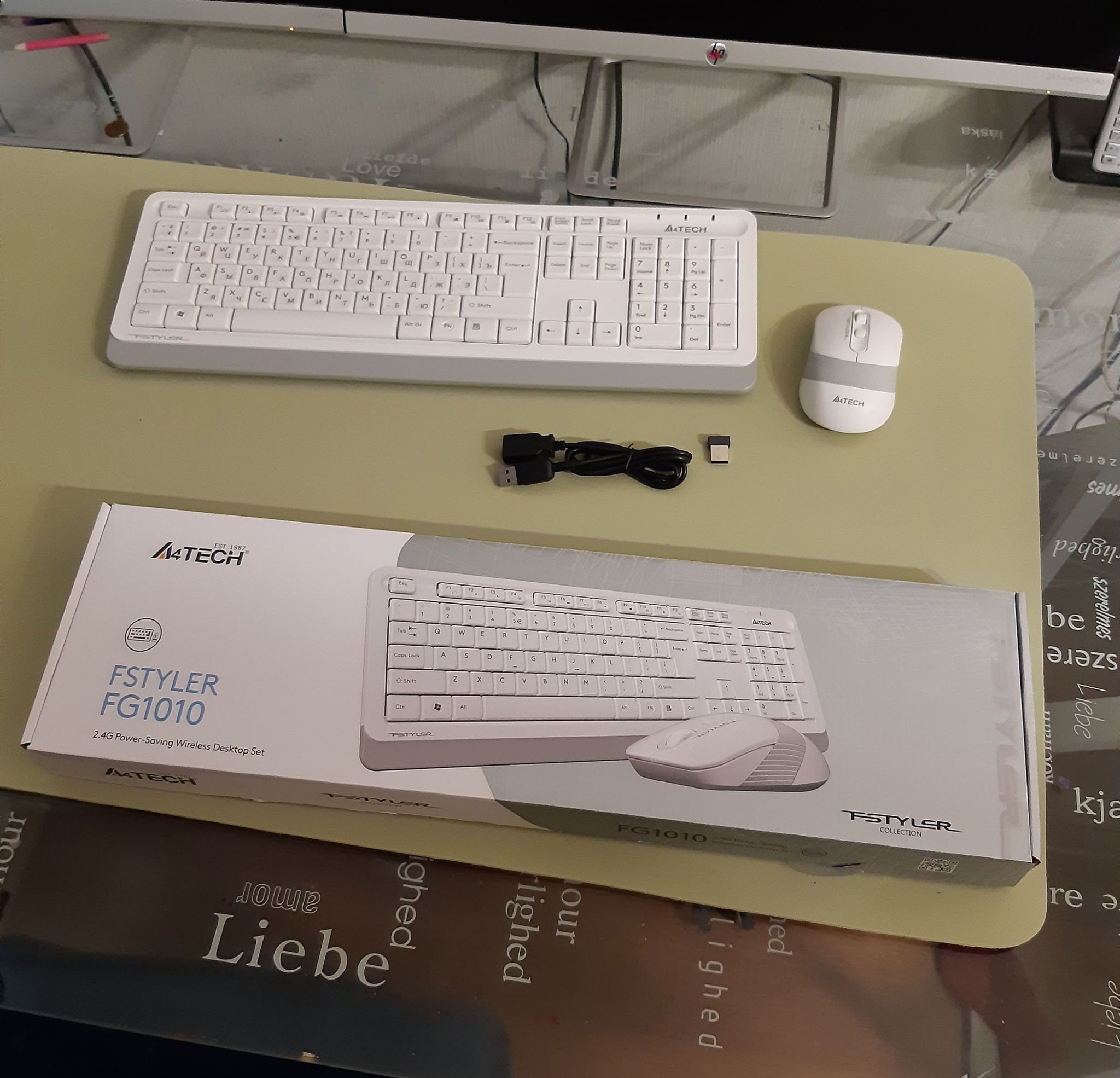 Клавиатура мышь a4tech fstyler fg1010