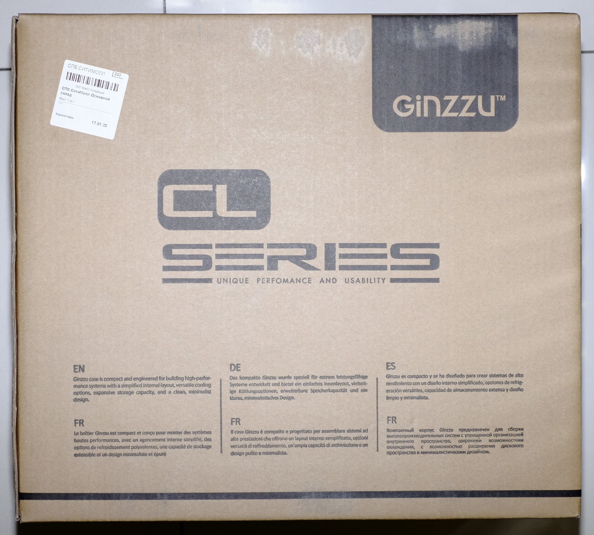 Корпус Ginzzu CL180 — купить в интернет-магазине ОНЛАЙН ТРЕЙД.РУ