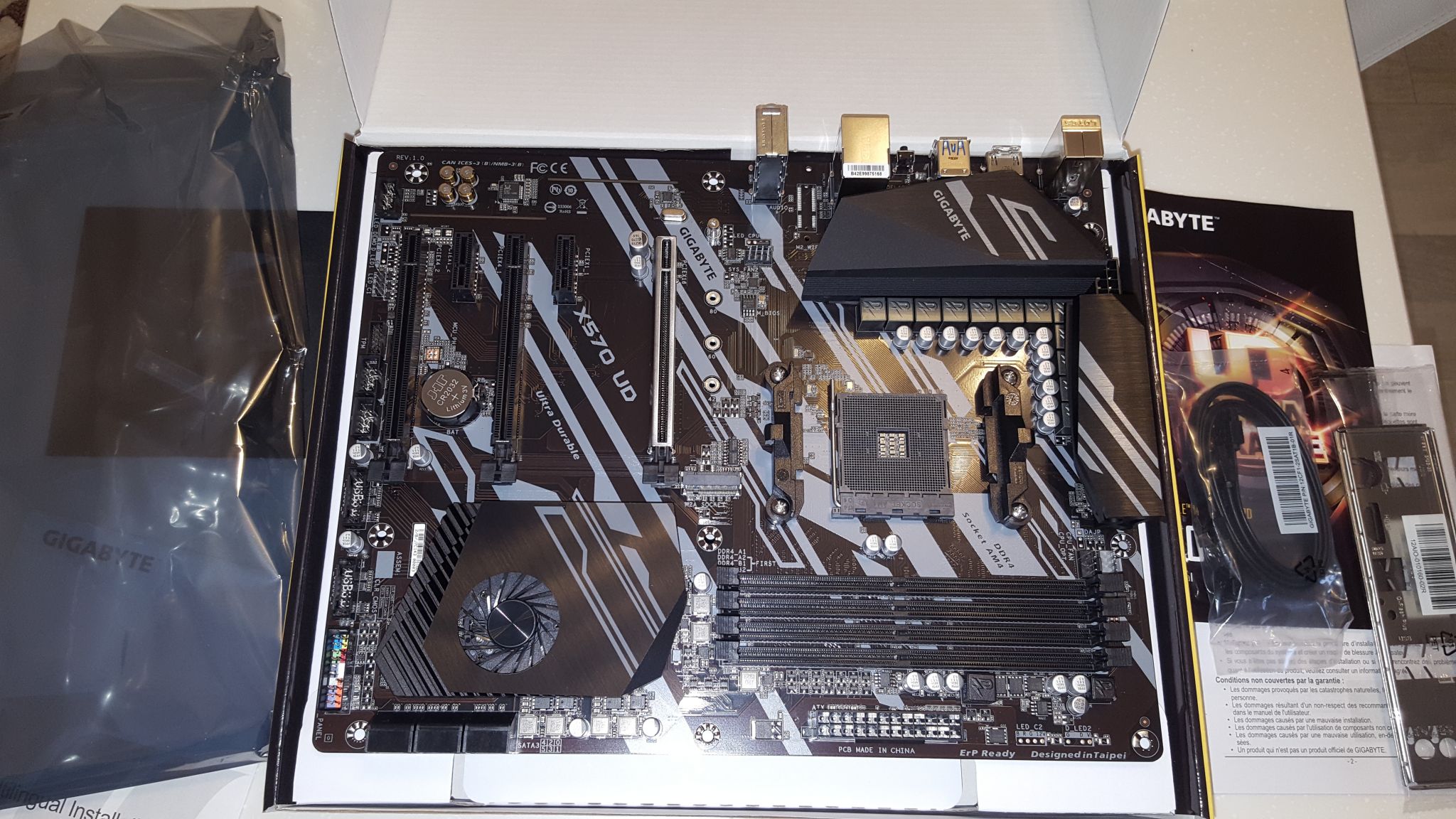 Материнская плата GIGABYTE X570 UD (AM4, ATX) — купить по низкой цене в ...