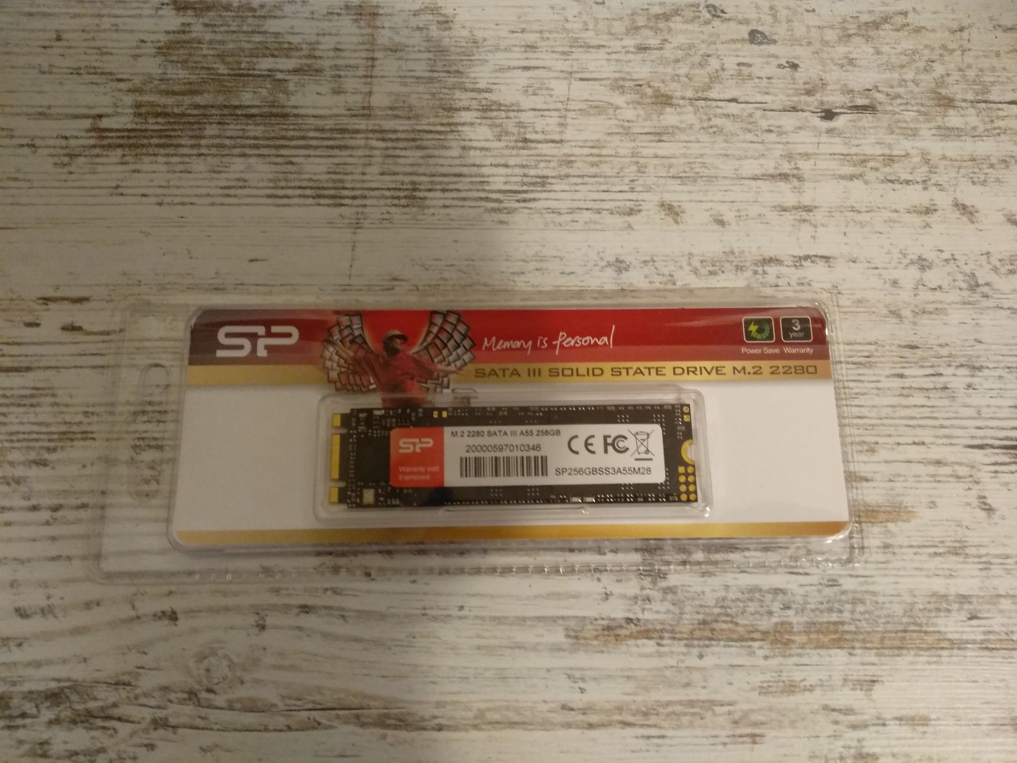 SSD SILICON POWER M.2 2280 256 SATA SP256GBSS3A55M28