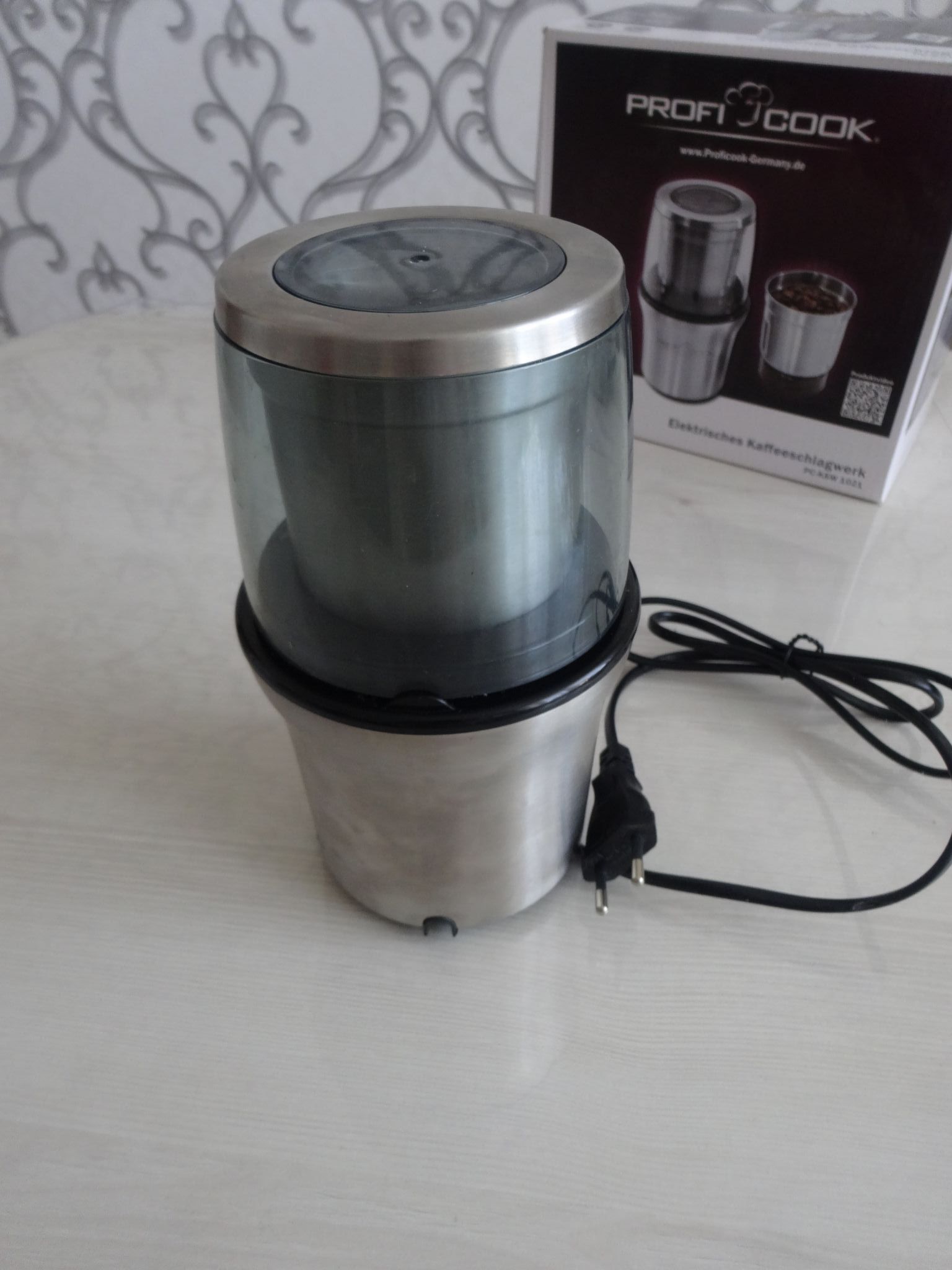 Profi Cook Ksw 1021 Molinillo De Café Eléctrico Picador Multiusos Acero Inoxidable 200w