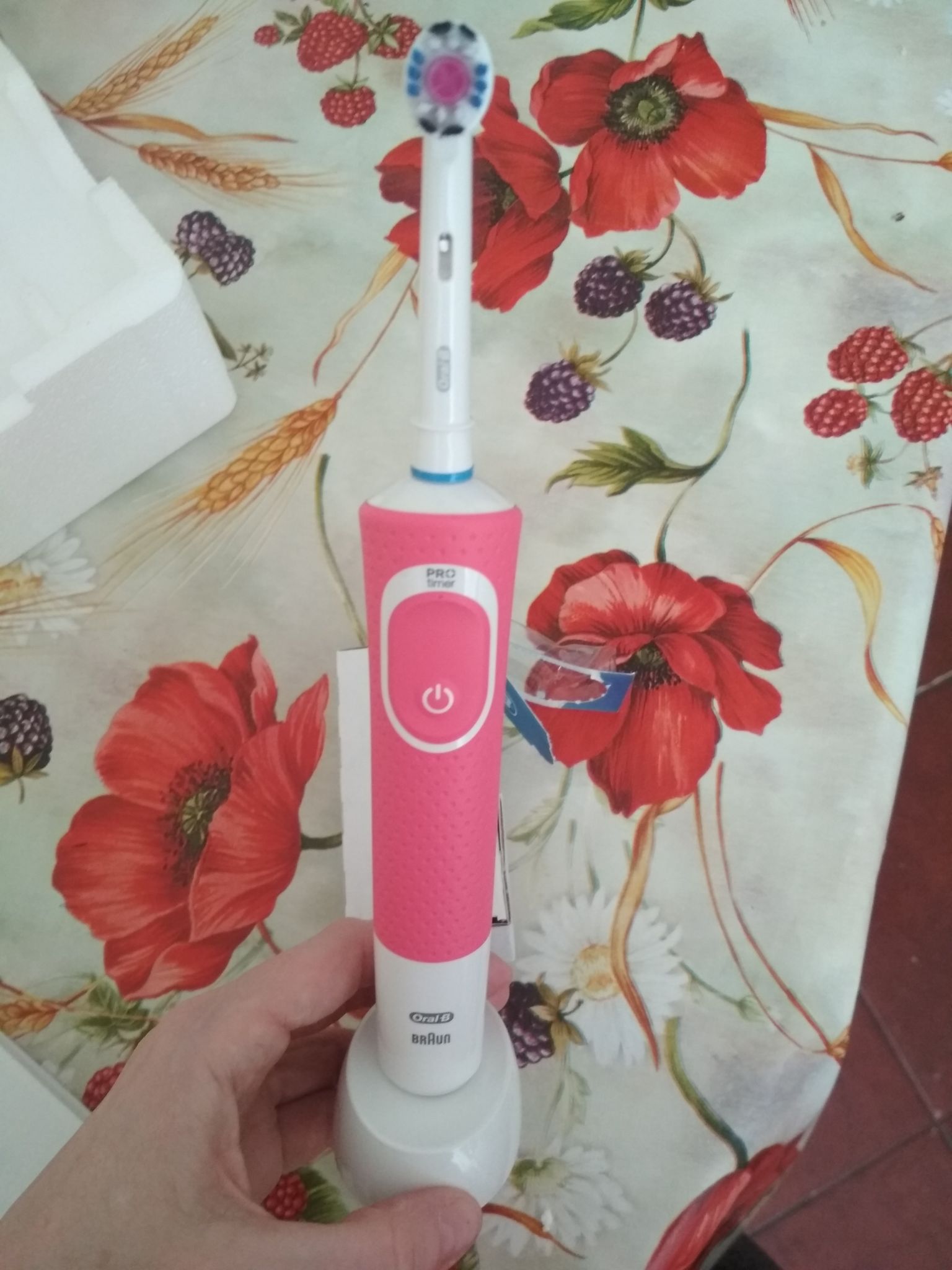 зубная щетка oral b vitality 100 розовый