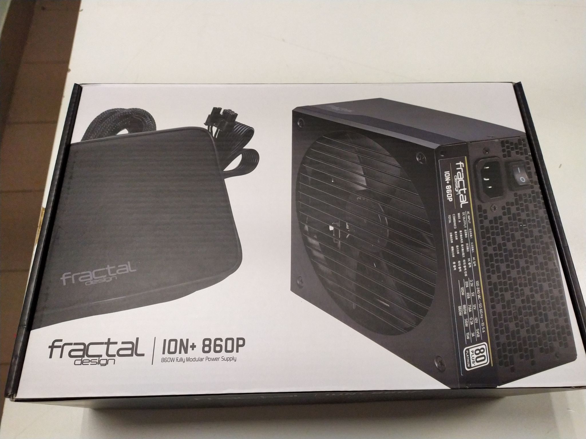 Блок питания Fractal Design ION+ 860W Platinum FD-PSU-IONP-860P-BK ...