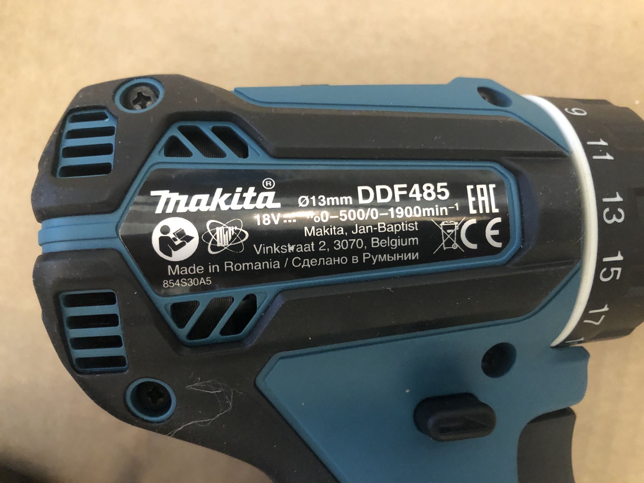 Аккумуляторный шуруповерт makita ddf485z