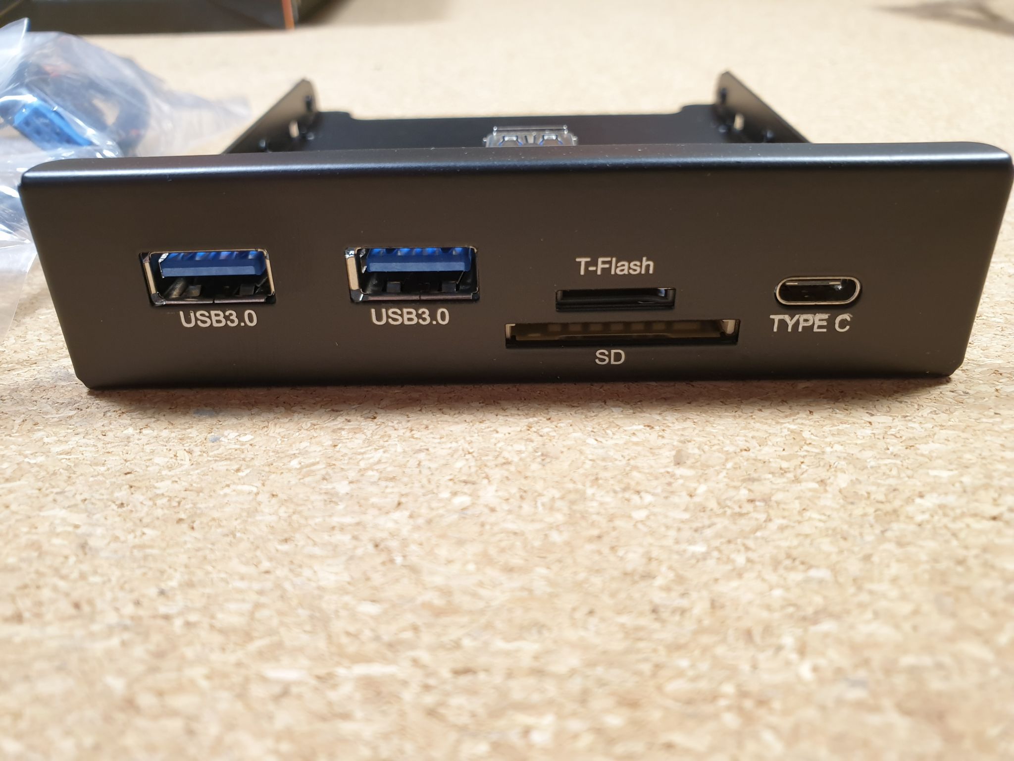 Планка USB на переднюю панель ExeGate U3H-621 3,5 2*USB3.0+1*TypeC+1*SD ...