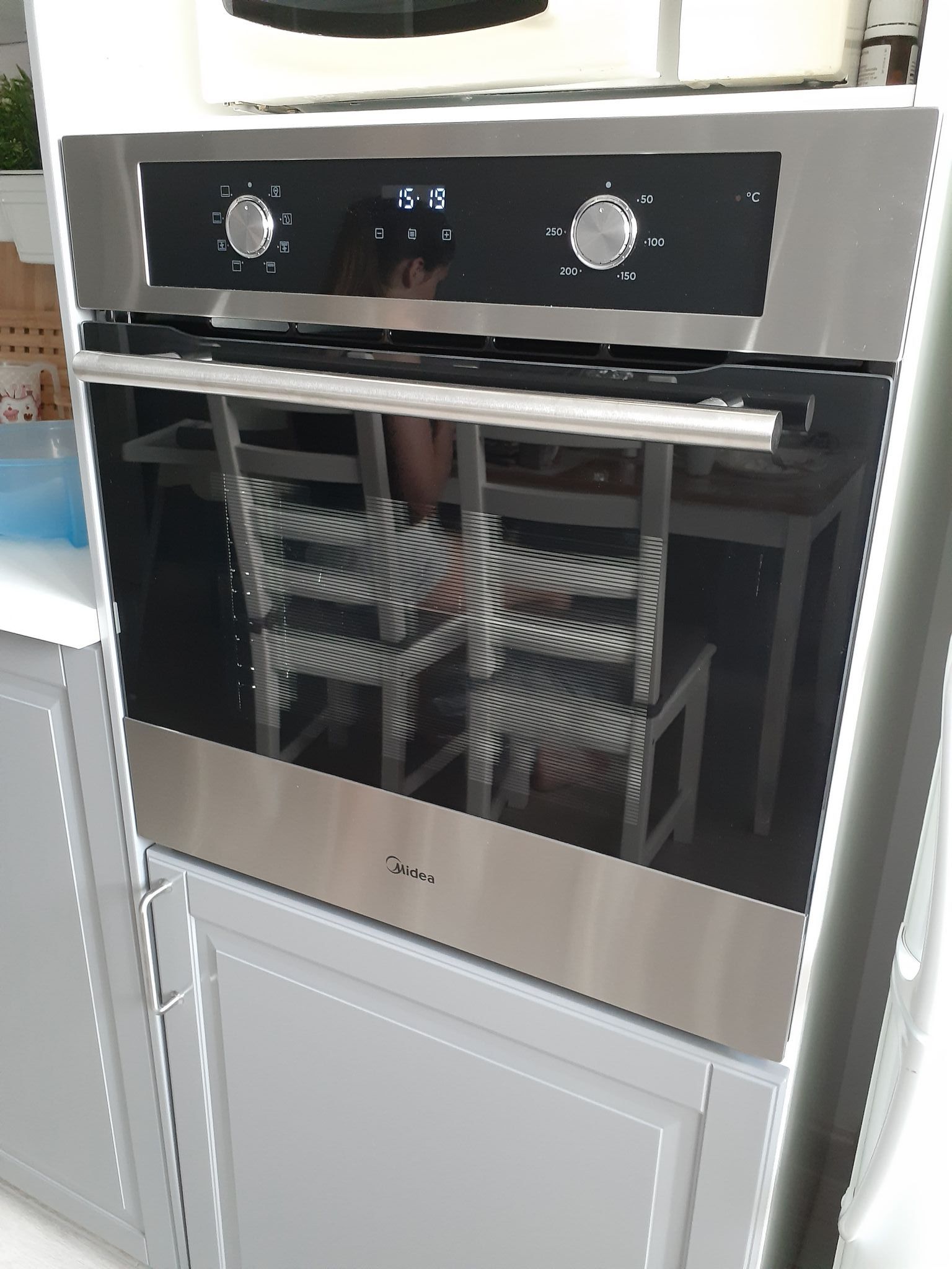 Электрический духовой шкаф midea mo670a4x