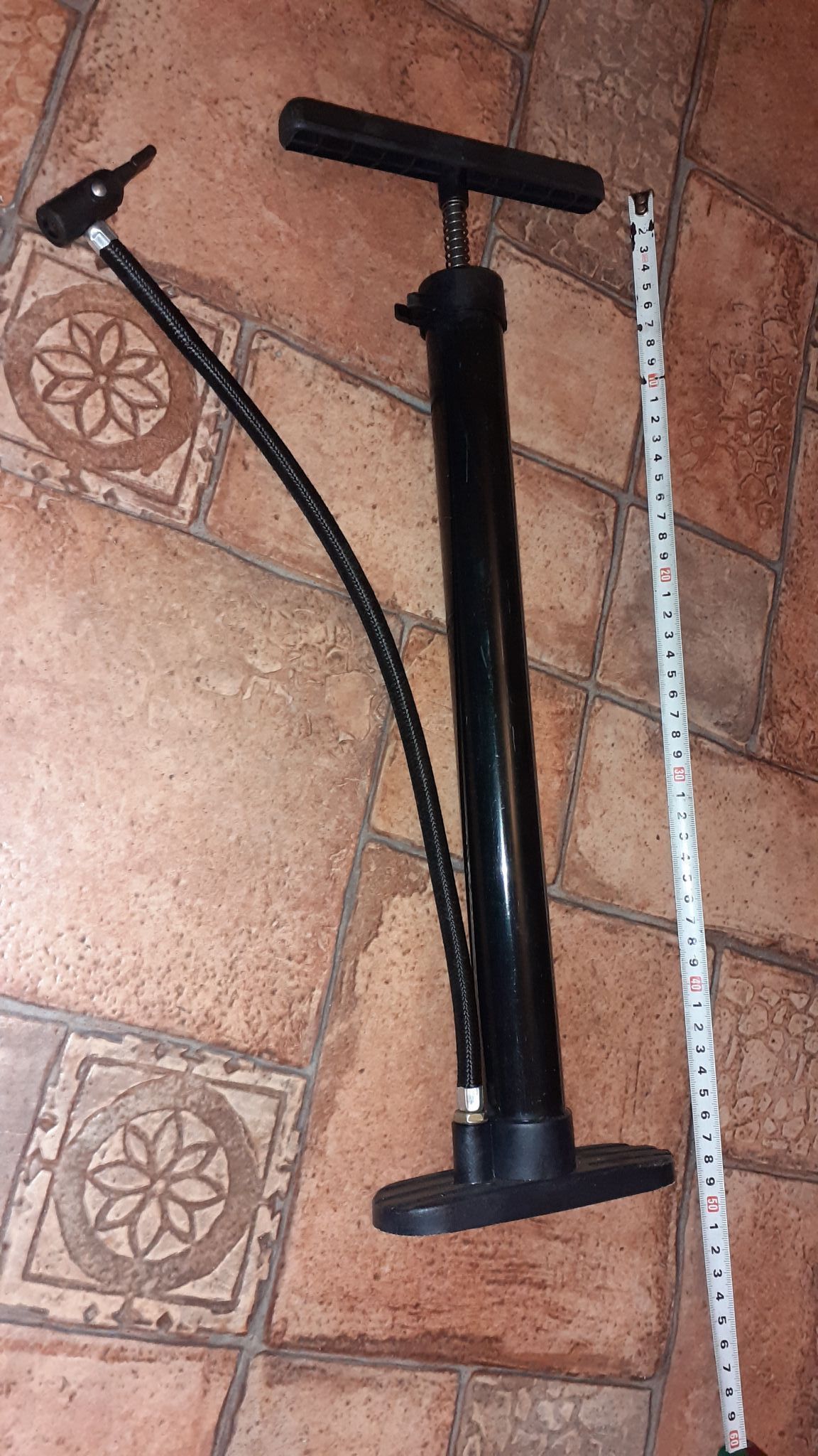 Насос велосипедный Bike Parts PAC 35x400 напольный, алюминий, авто ...