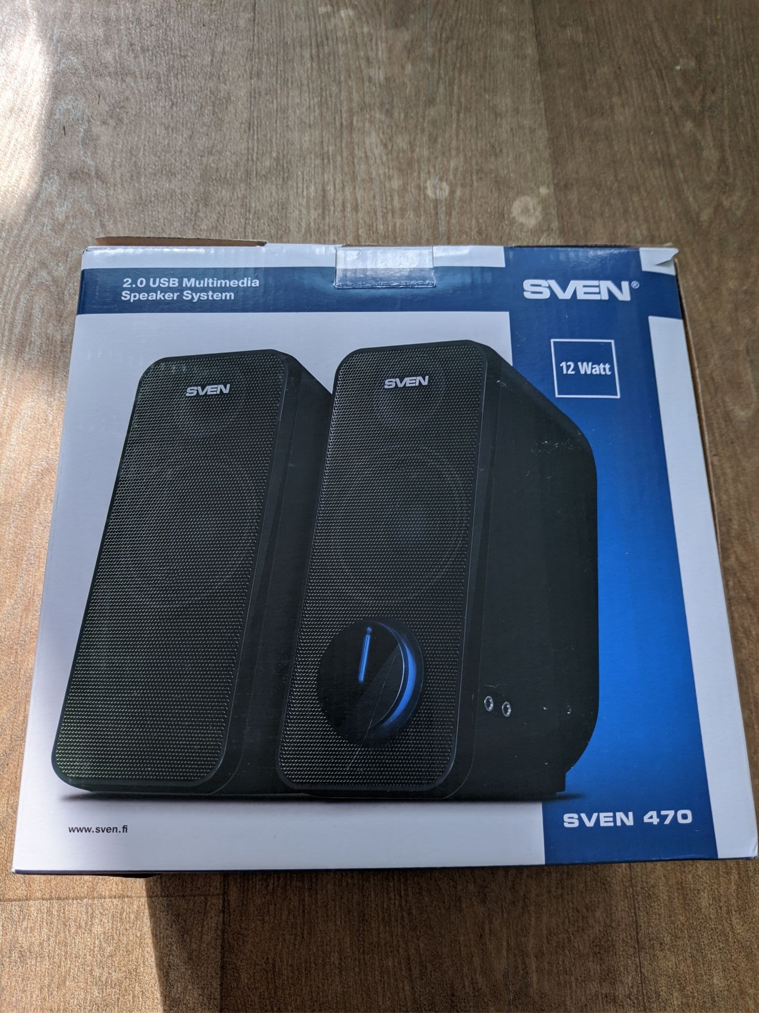 Колонки 2.0 SVEN 470 чёрный (12W, питание USB) (SV-016326) — купить в ...