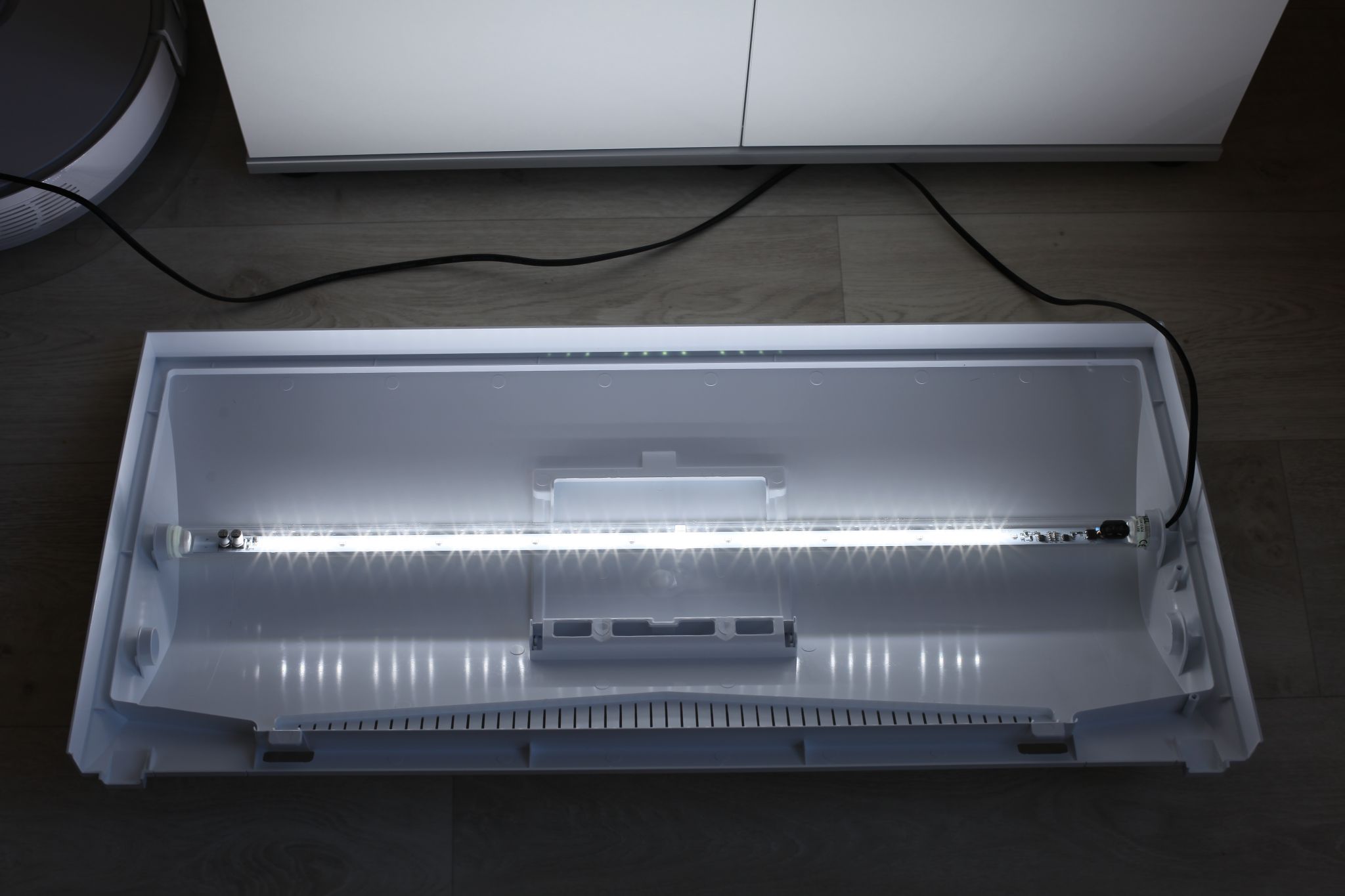 Аквариум AQUAEL LEDDY SET PLUS 75 D&N 2.0 со светодиодным освещением, фильтром и нагревателем, (75x35x40см) 105 литров, белый - Изображение 5