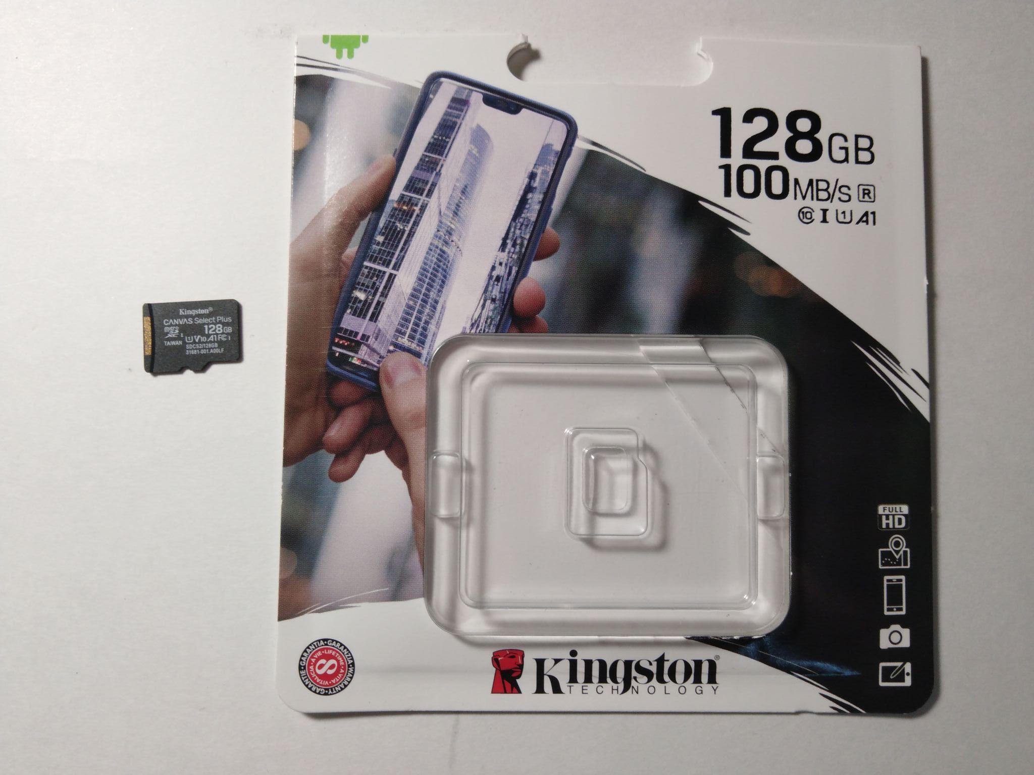 Карта памяти micro SDXC 128Gb Kingston Canvas Select Plus UHS-I U1 A1  (100/10 Mb/s) SDCS2/128GBSP — купить по низкой цене в интернет-магазине  ОНЛАЙН ТРЕЙД.РУ