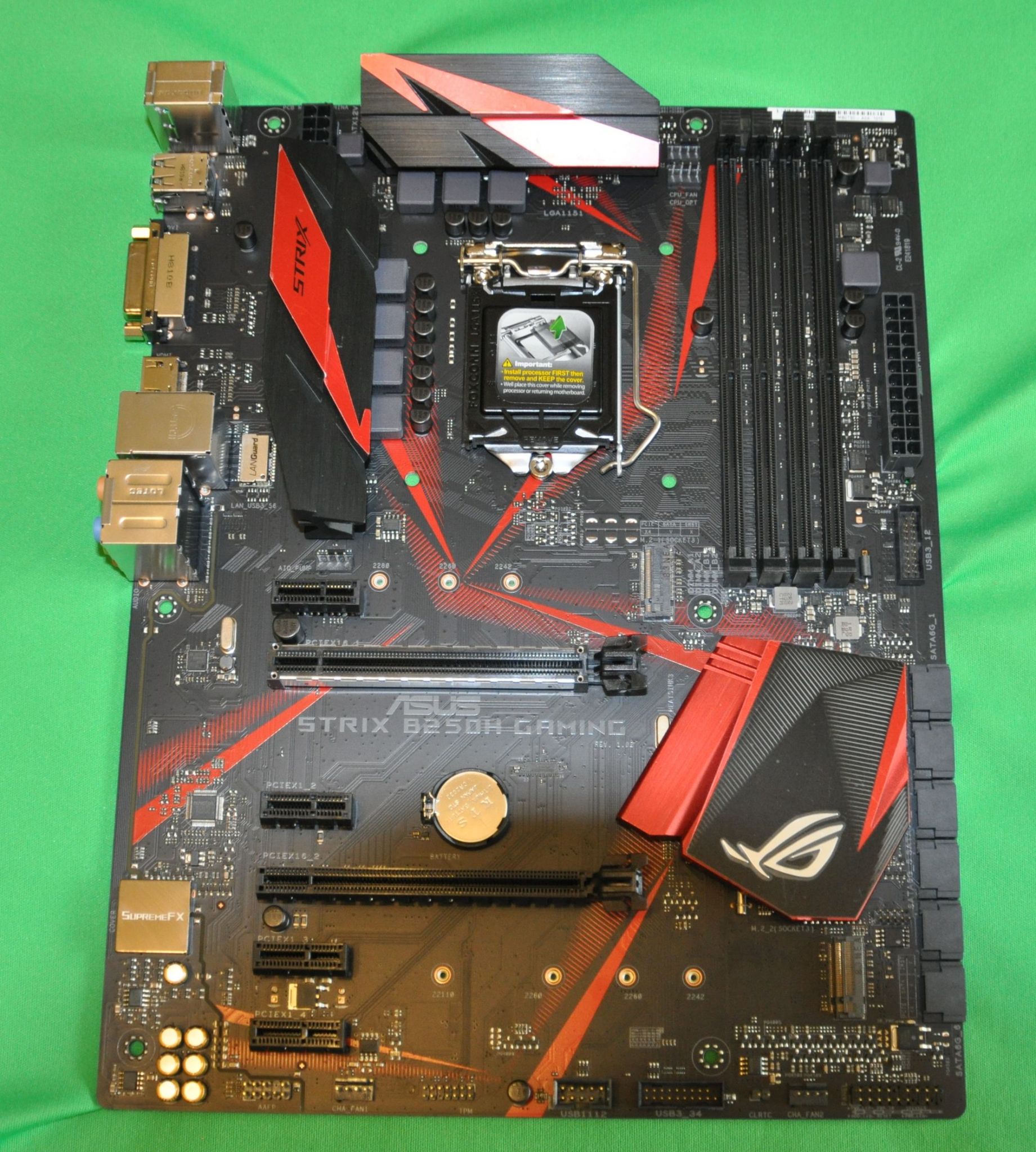 Материнская плата ASUS STRIX B250H GAMING (LGA1151, ATX) — купить в ...