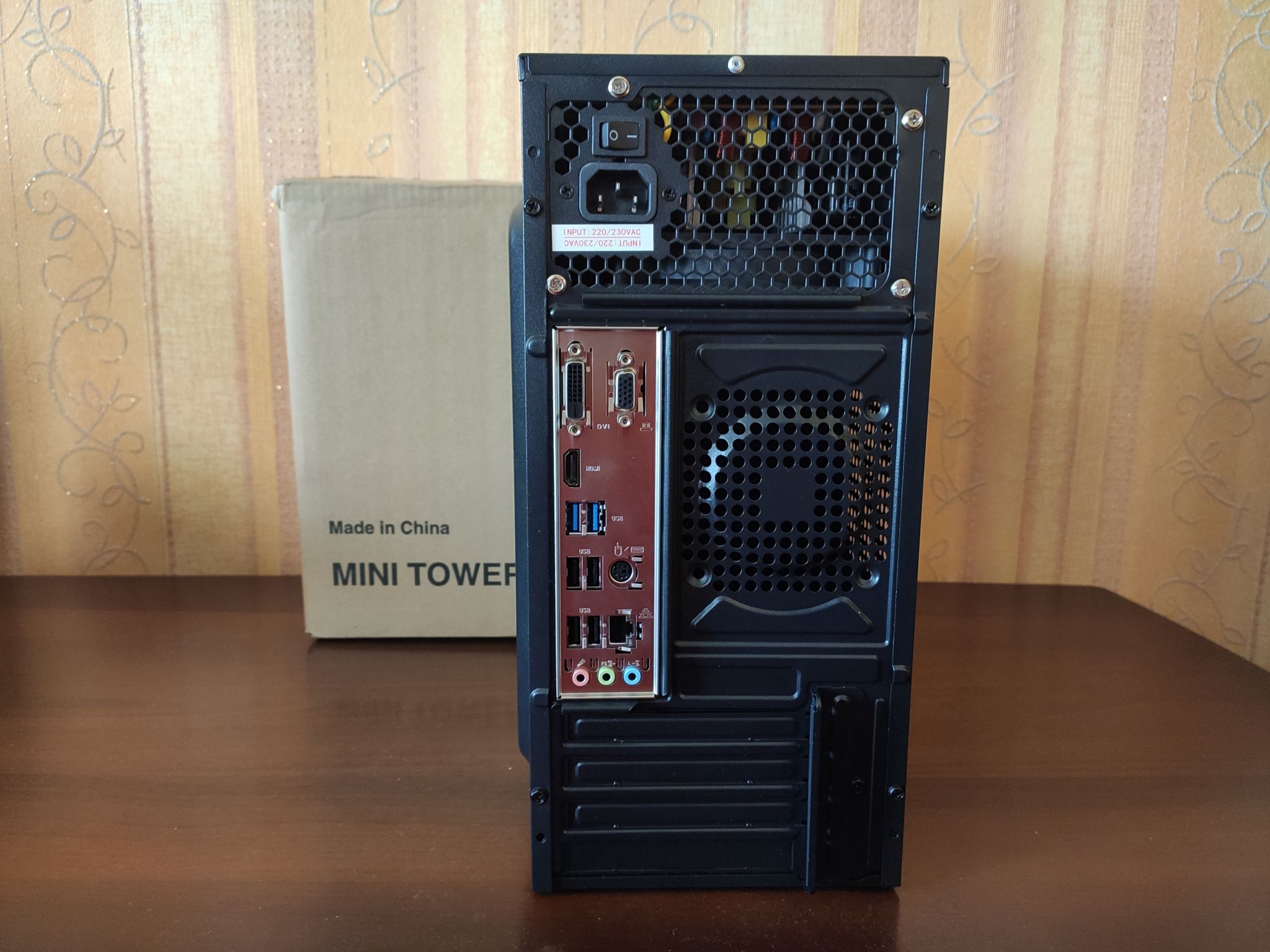 Корпус Minitower ExeGate BAA-108 Black, mATX, , 2*USB, Audio ...