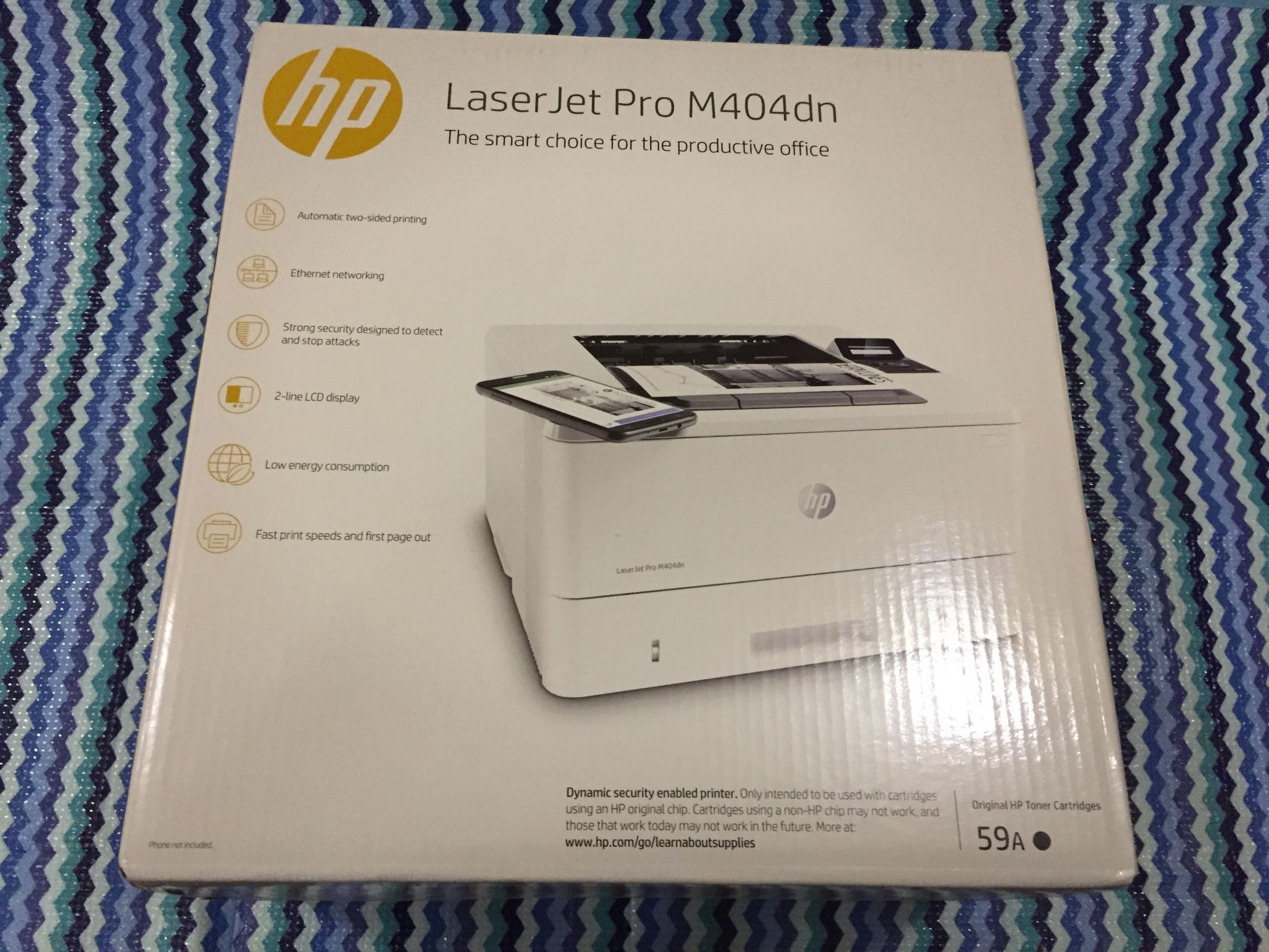 Лазерный принтер HP LaserJet pro M404dn W1A53A — купить по низкой цене ...
