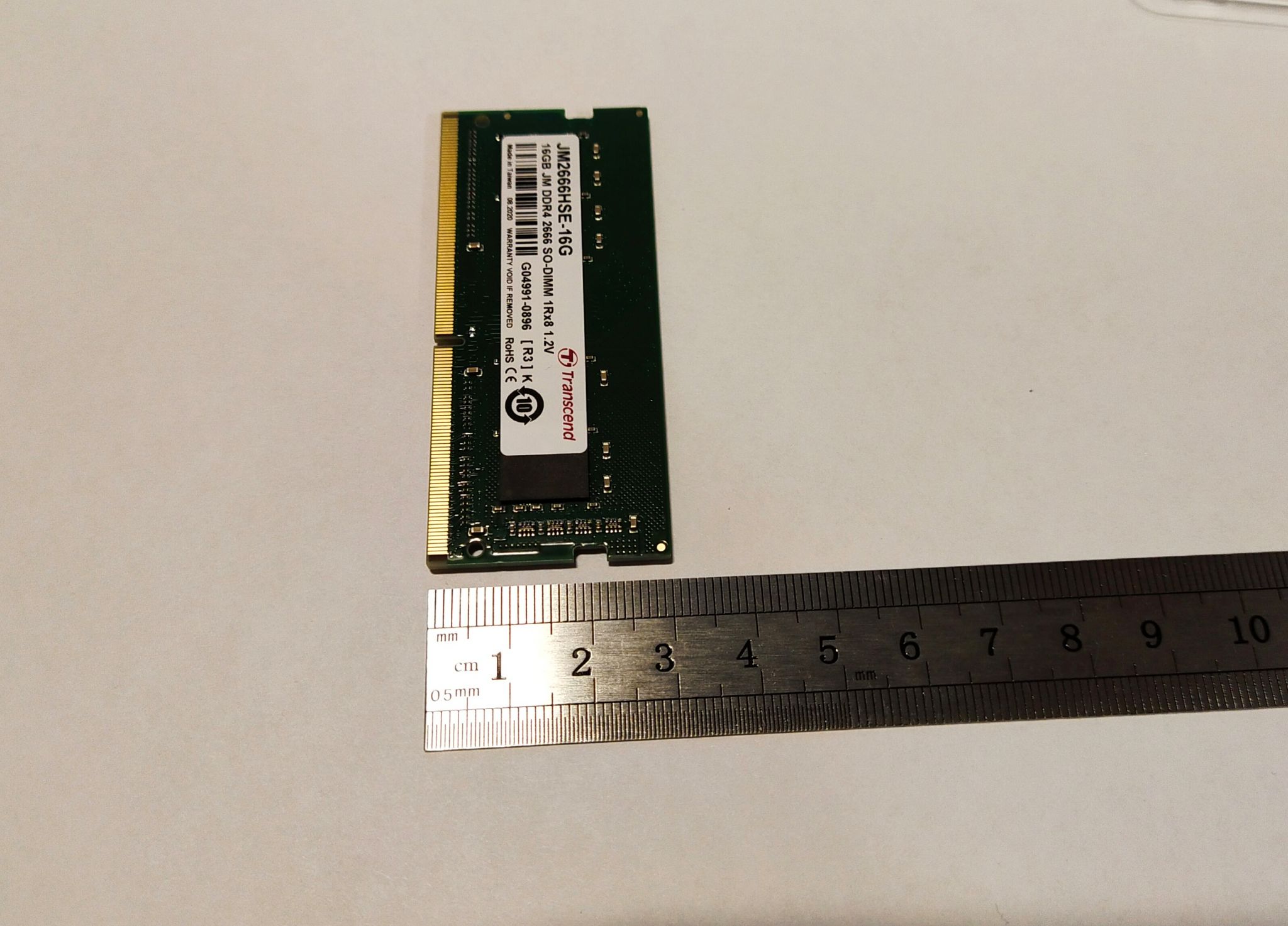 Оперативная память Transcend SO-DIMM DDR4 16Gb 2666 MHz pc-21300