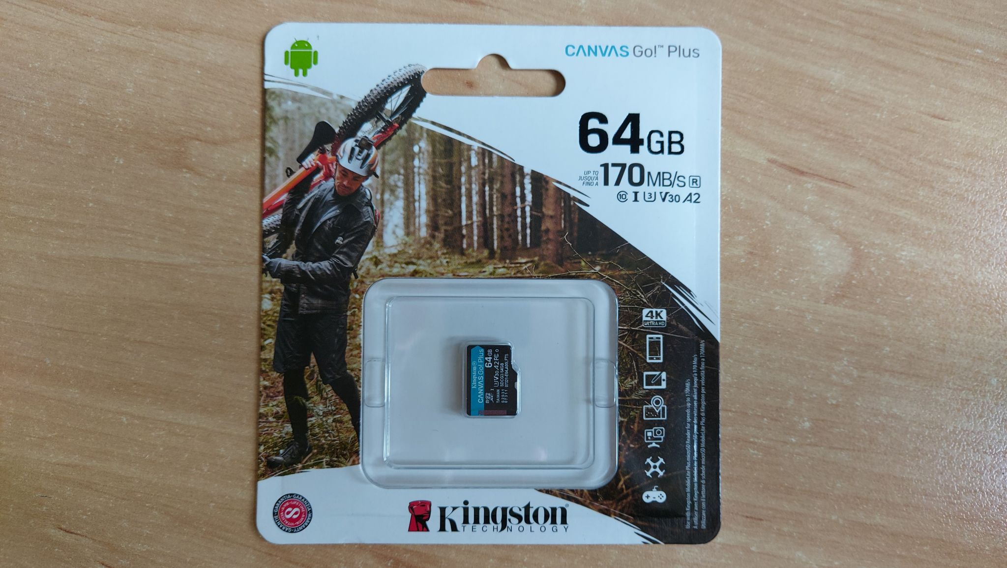 Карта памяти kingston canvas go plus