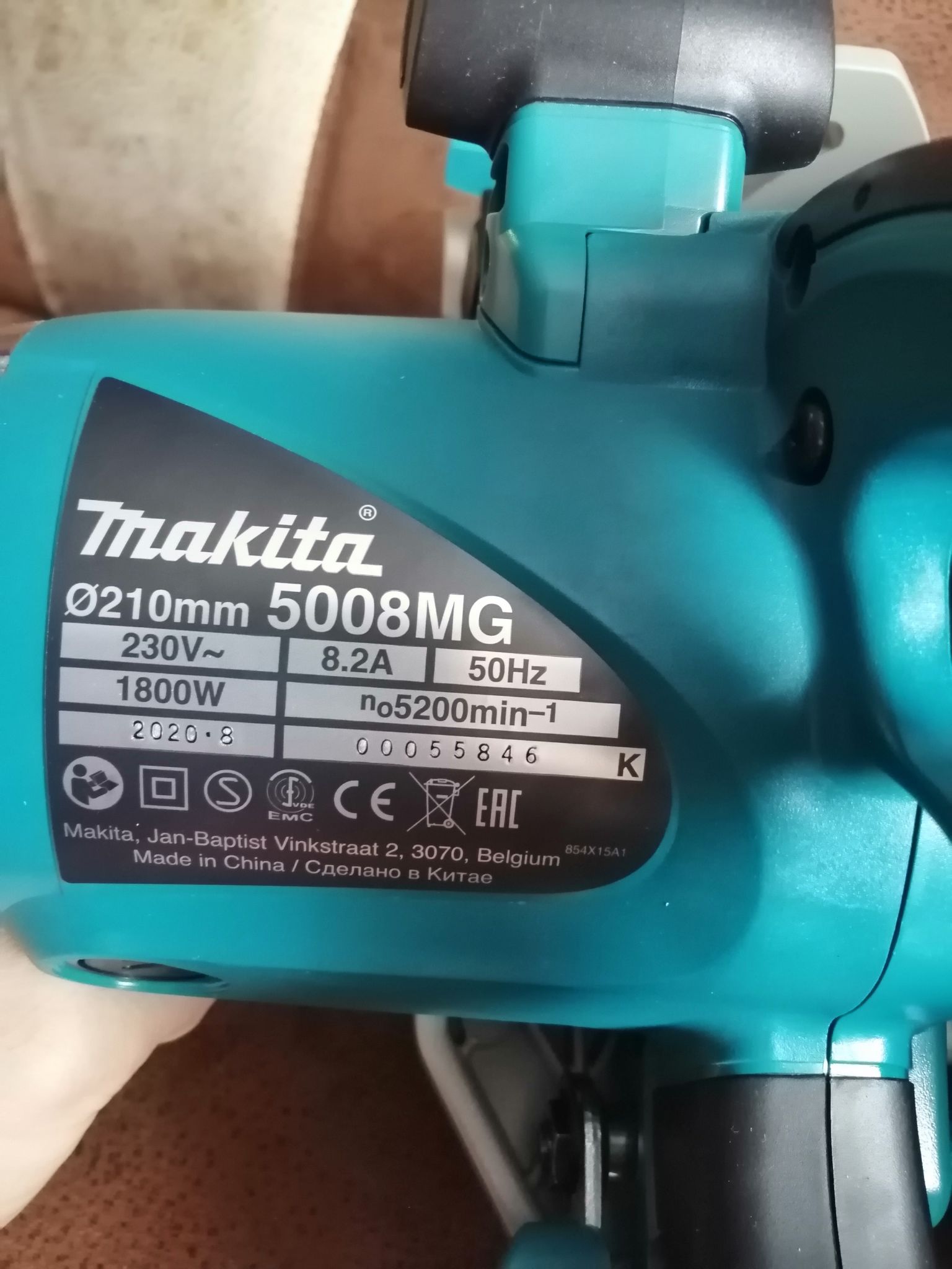 Пила дисковая Makita 5008MG — купить по низкой цене в интернет-магазине ...