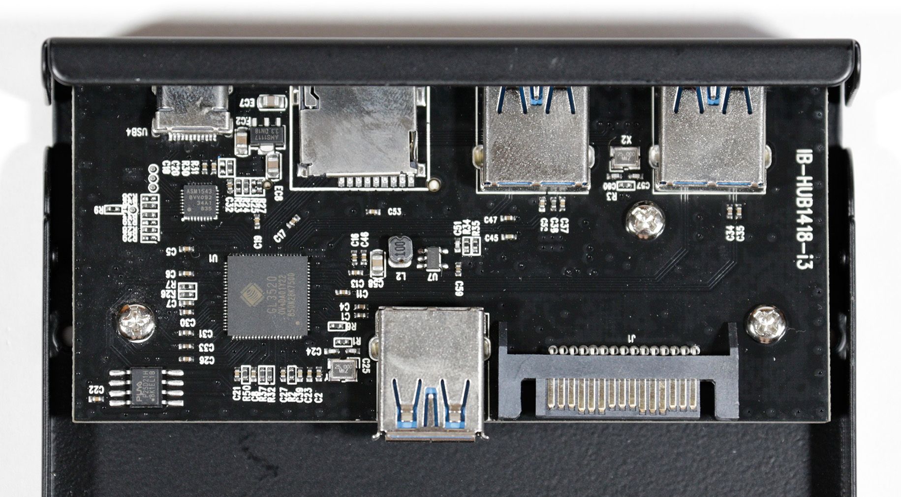 Планка USB на переднюю панель ExeGate U3H-621 3,5 2*USB3.0+1*TypeC+1*SD ...