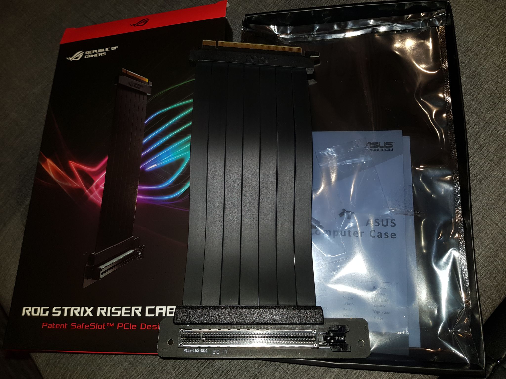 Райзер Asus RS200 ROG STRIX RISER — купить по низкой цене в интернет ...