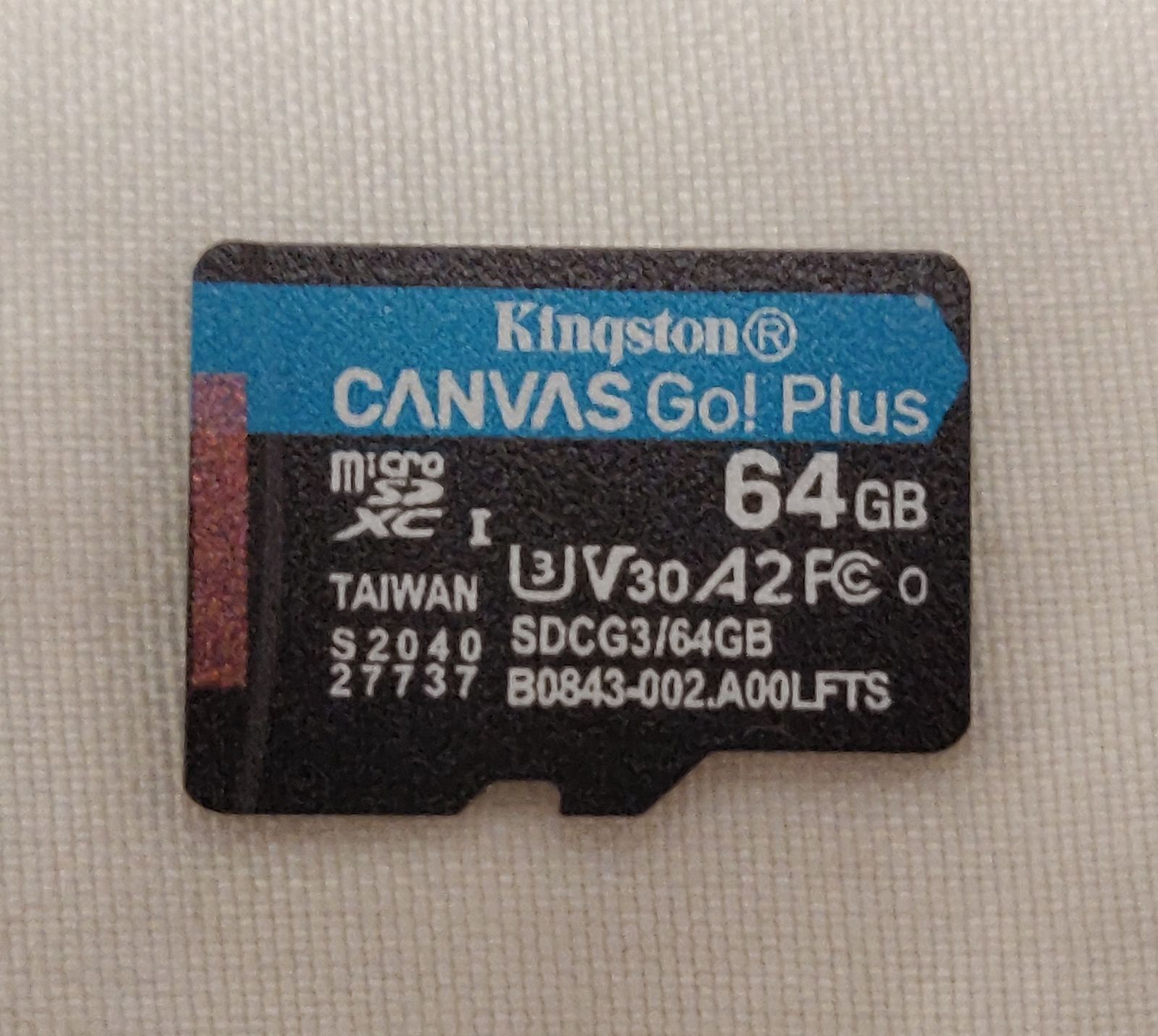 Карта памяти kingston canvas go plus