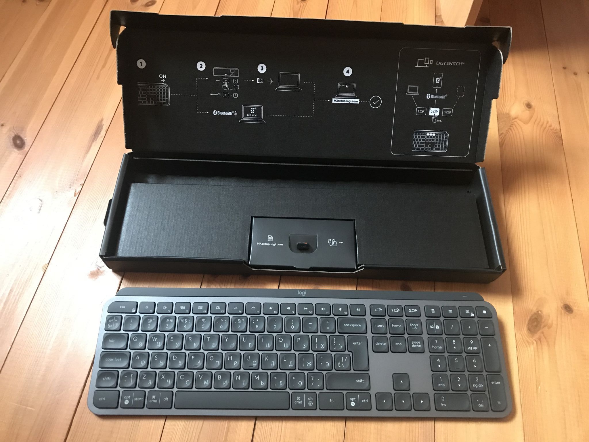 Беспроводная клавиатура с подсветкой Logitech MX Keys Advanced Wireless ...