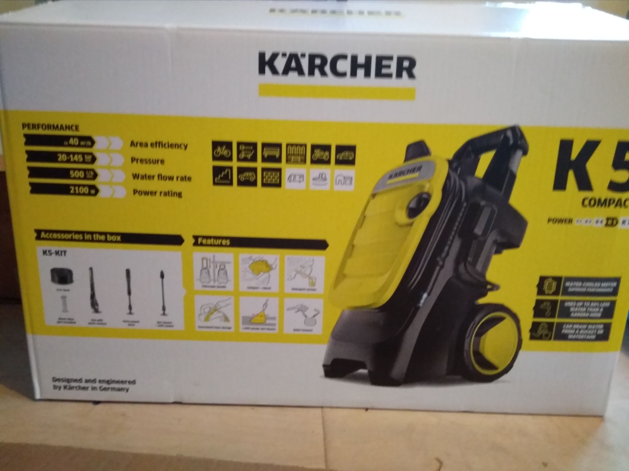 Мойка высокого давления KARCHER K 5 Compact (1.630-750.0) — купить в  интернет-магазине ОНЛАЙН ТРЕЙД.РУ