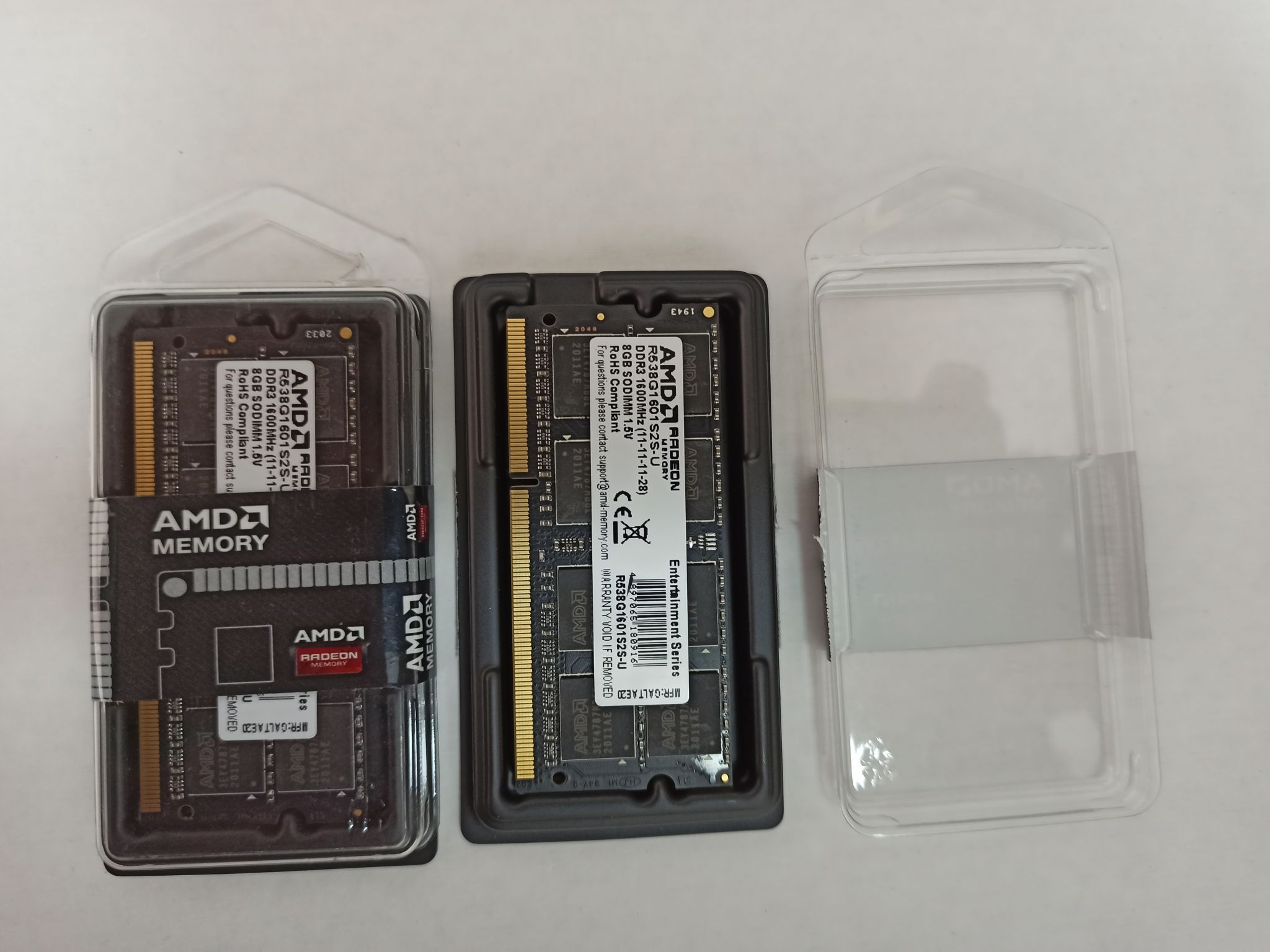Оперативная память AMD SO-DIMM DDR3 8Gb 1600MHz pc-12800 (R538G1601S2S ...