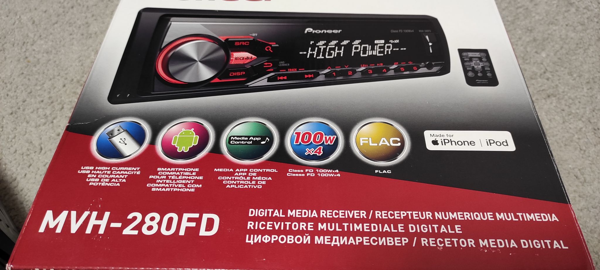 Магнитола pioneer mvh 280fd инструкция