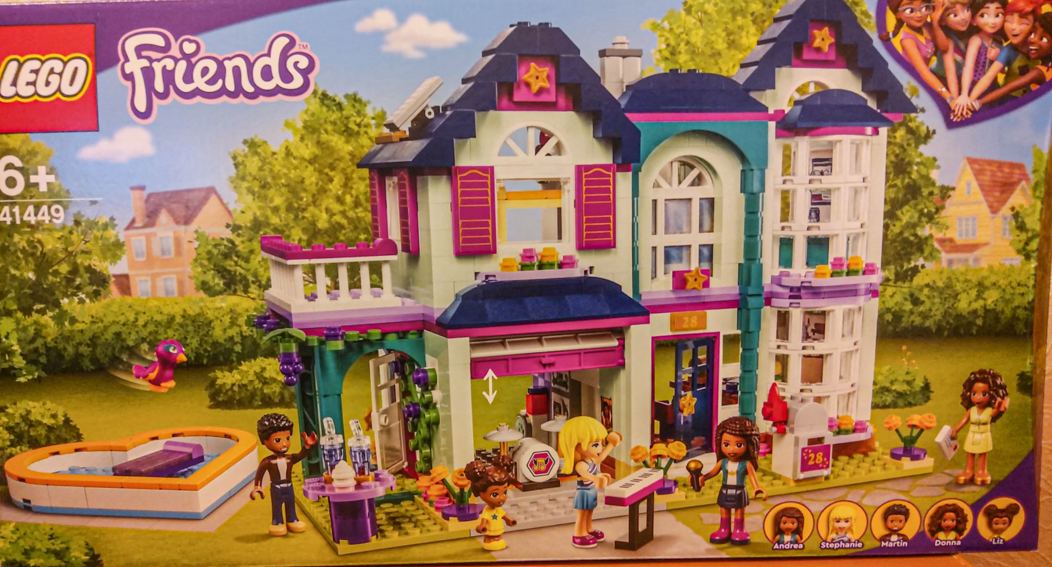 Конструктор LEGO® Friends 41449 Дом семьи Андреа 41449 LEGO — купить по  низкой цене в интернет-магазине ОНЛАЙН ТРЕЙД.РУ