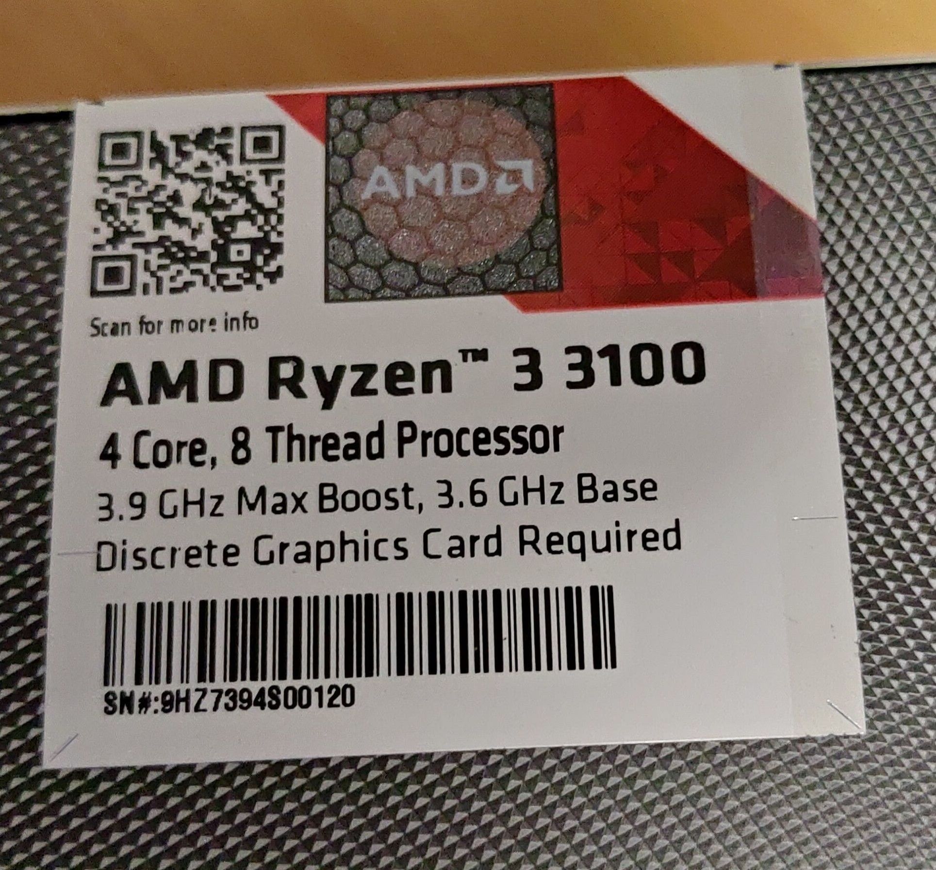 Ryzen 3 3100 Купить