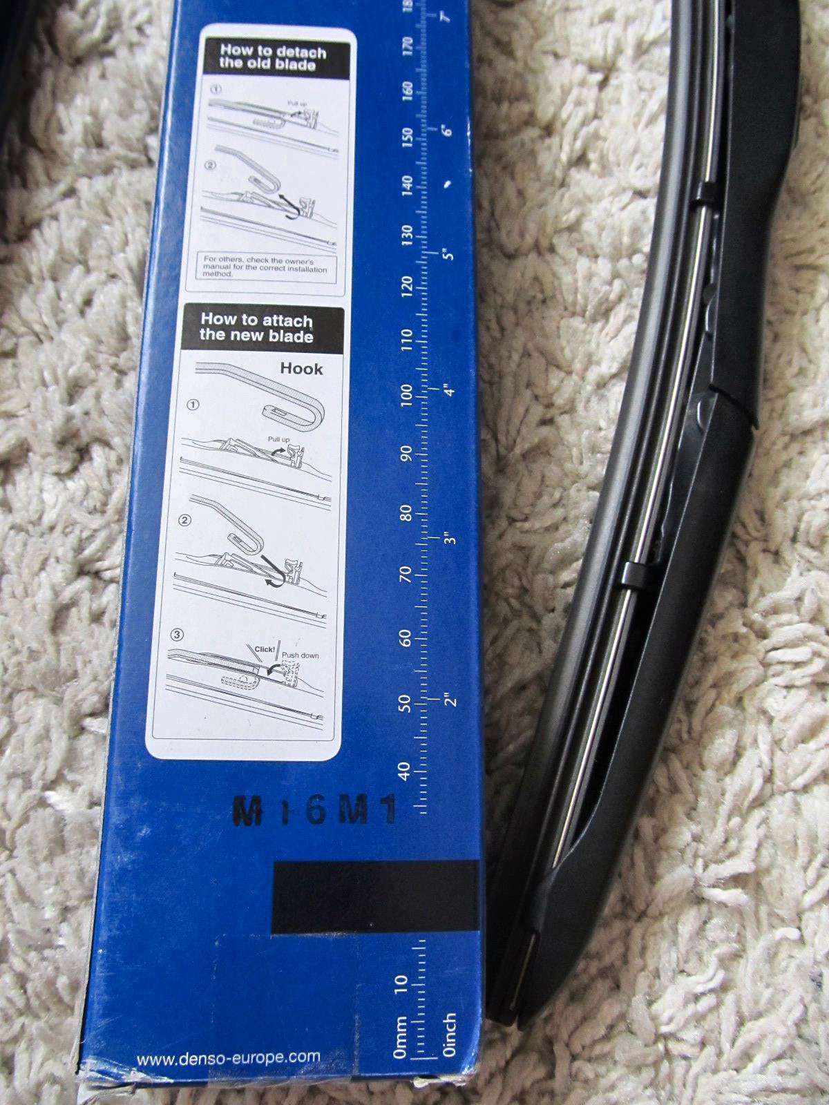 Щетка стеклоочистителя DENSO Hybrid Wiper Blade, 400мм/16, гибридная, 1 ...