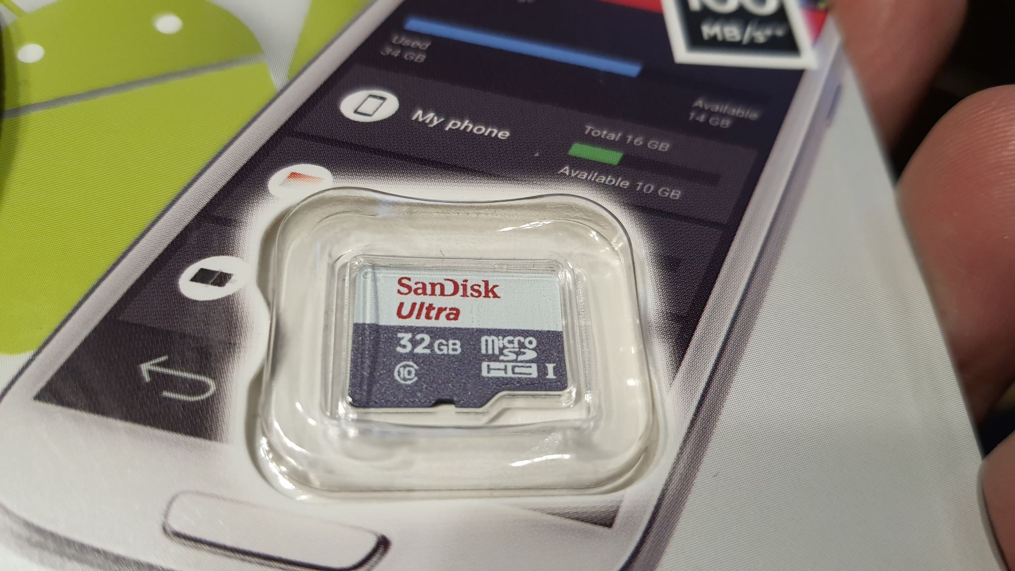 Карта памяти micro SDHC 32Gb Sandisk Ultra Class 10 UHS-I (100/10 MB/s)  SDSQUNR-032G-GN3MN — купить по низкой цене в интернет-магазине ОНЛАЙН  ТРЕЙД.РУ