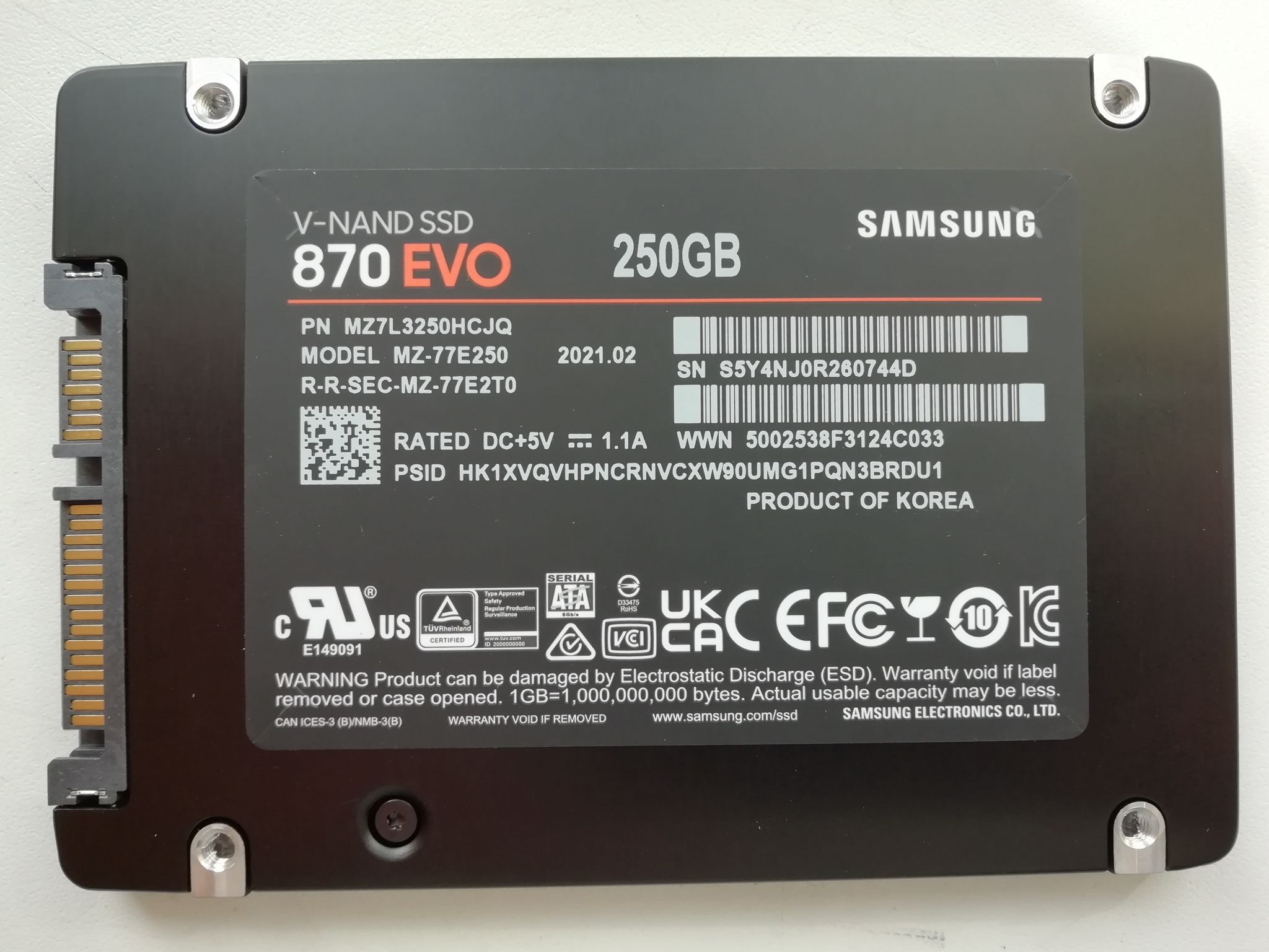 Samsung sata 870 evo купить. SSD Samsung 870 EVO. SSD Samsung 870 EVO 250gb. Samsung 870 EVO MZ 77e250bw 250гб. SSD Samsung 870 EVO 250 ГБ MZ-77e250bw SATA.