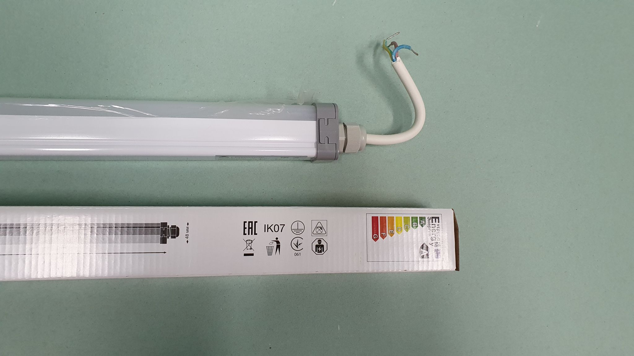 Линейный светильник OSRAM-LEDVANCE DP SLIMVALUE 1200 36W/4000K Серый ...