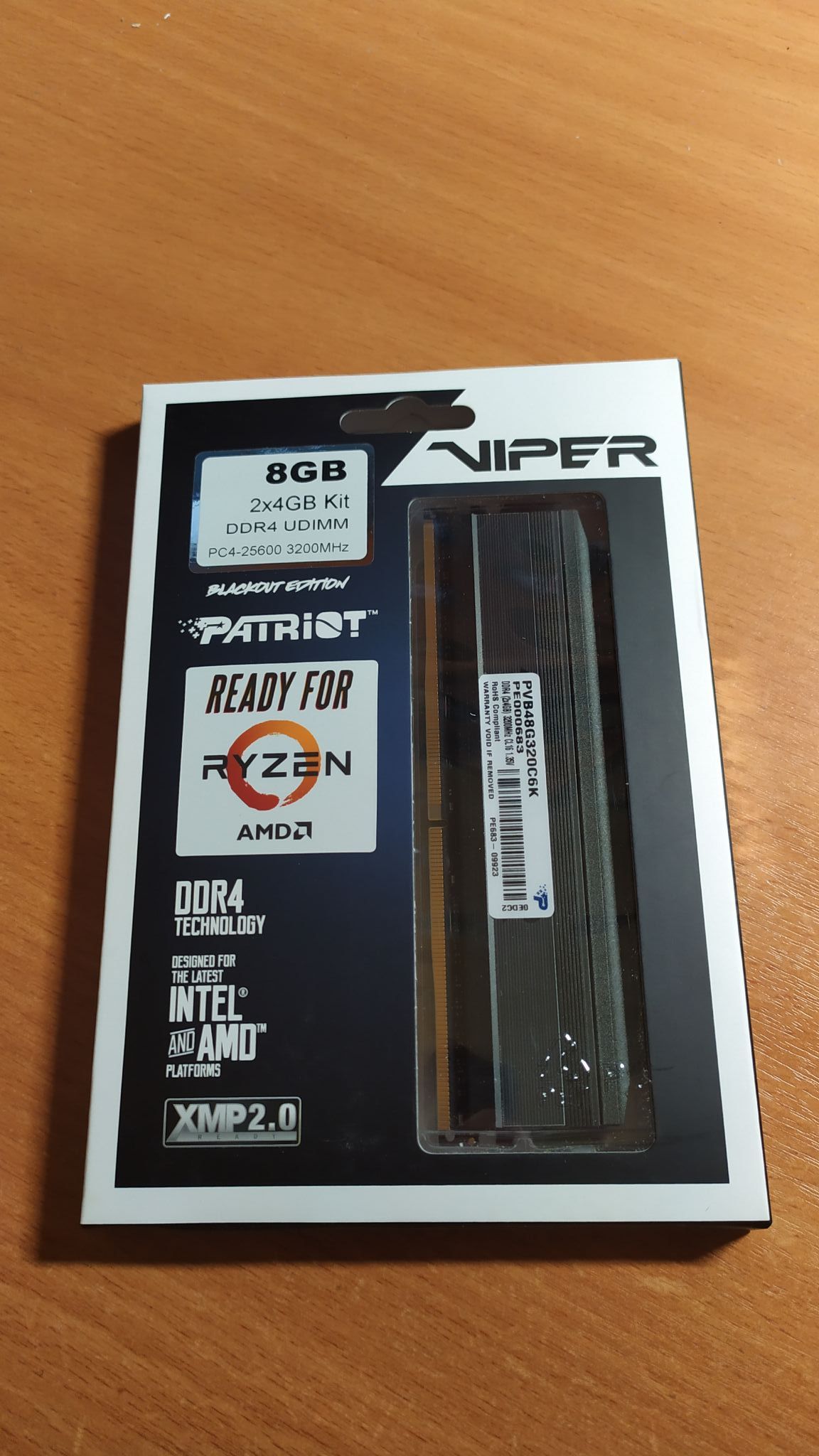 Viper blackout. Viper Blackout 3200 8g.