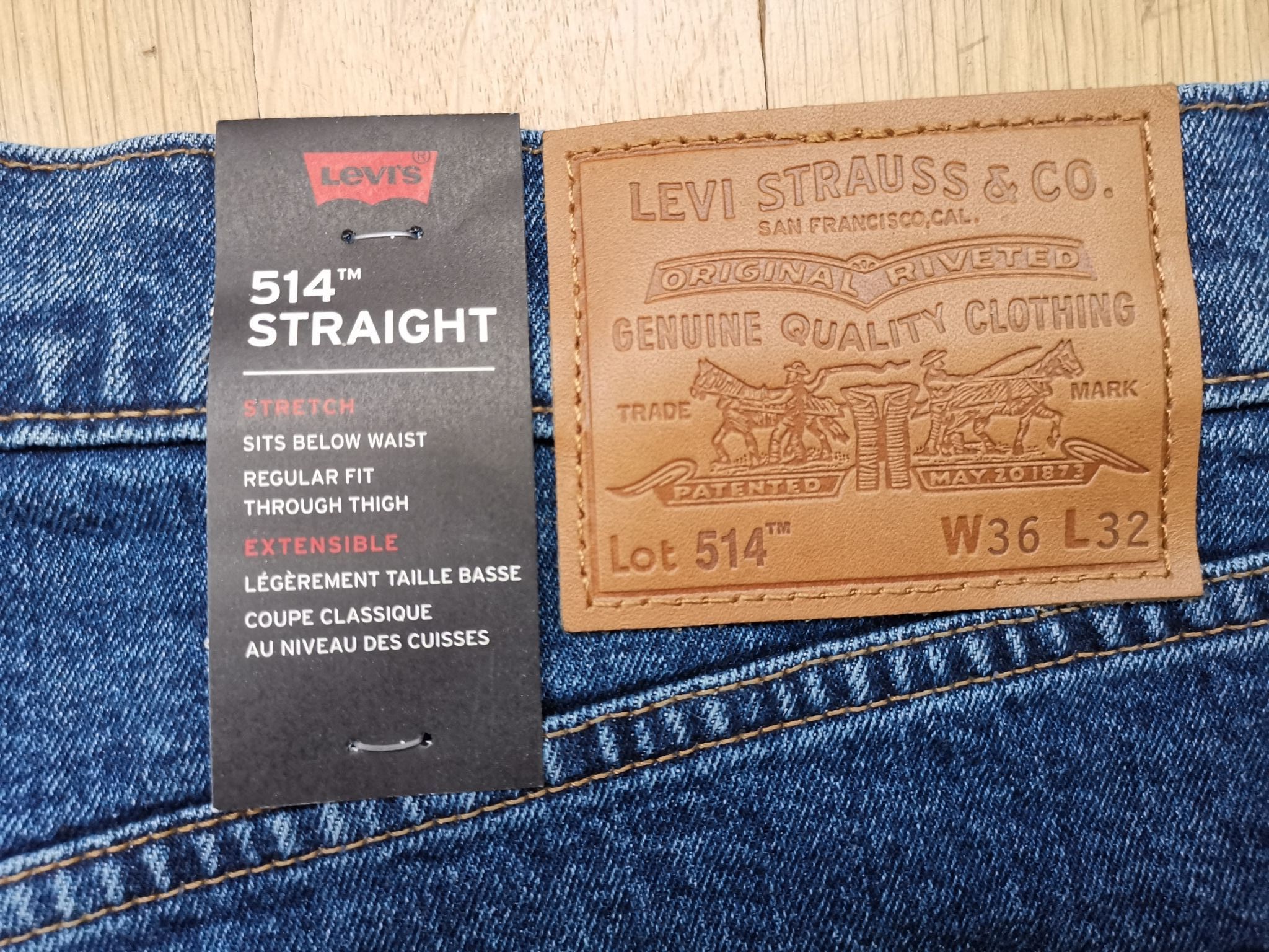 Джинсы LEVI`S 514™ STRAIGHT 00514-1267 