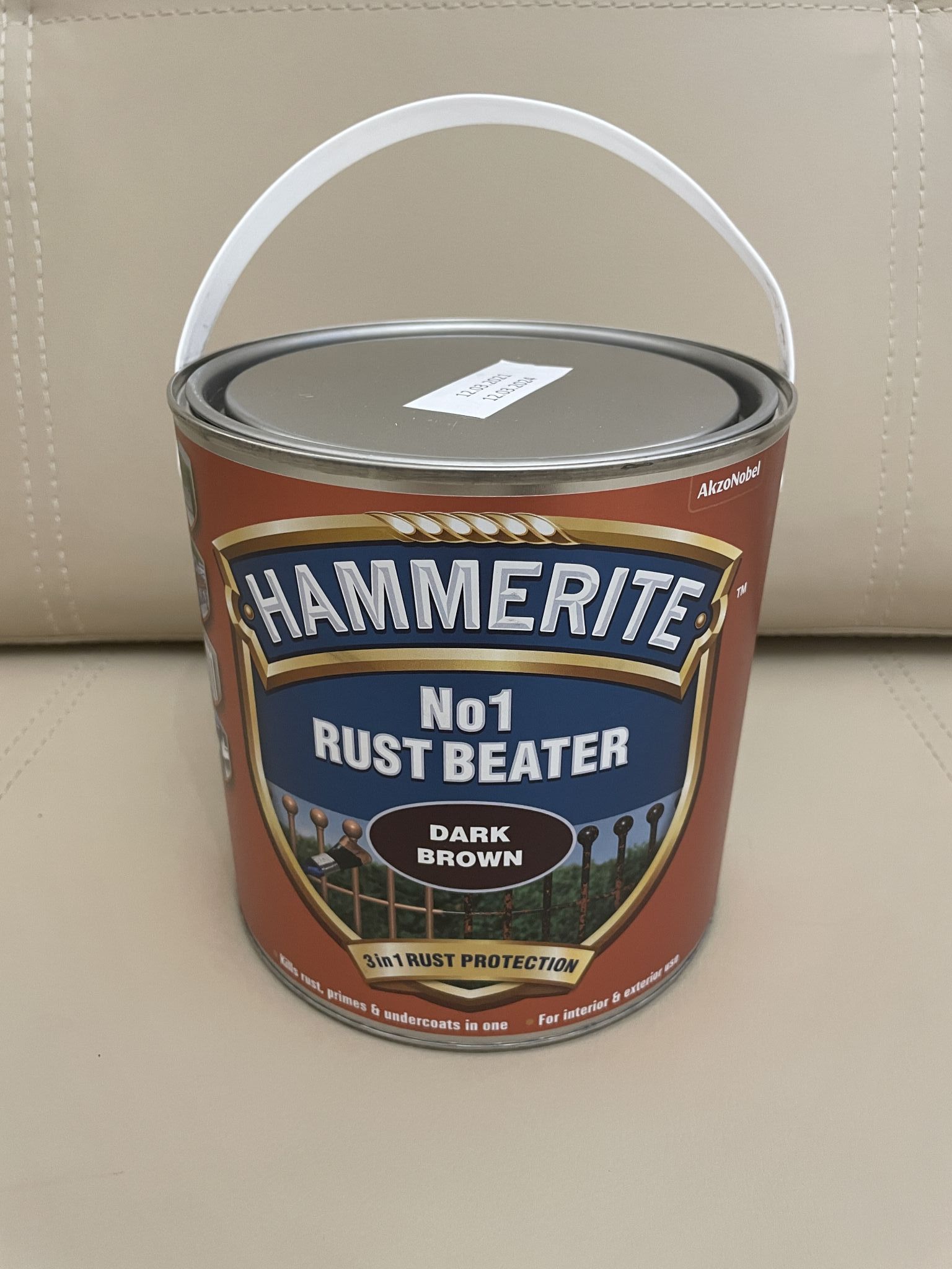 Hammerite rust beater грунт антикоррозийный коричневый для черных металлов фото 9