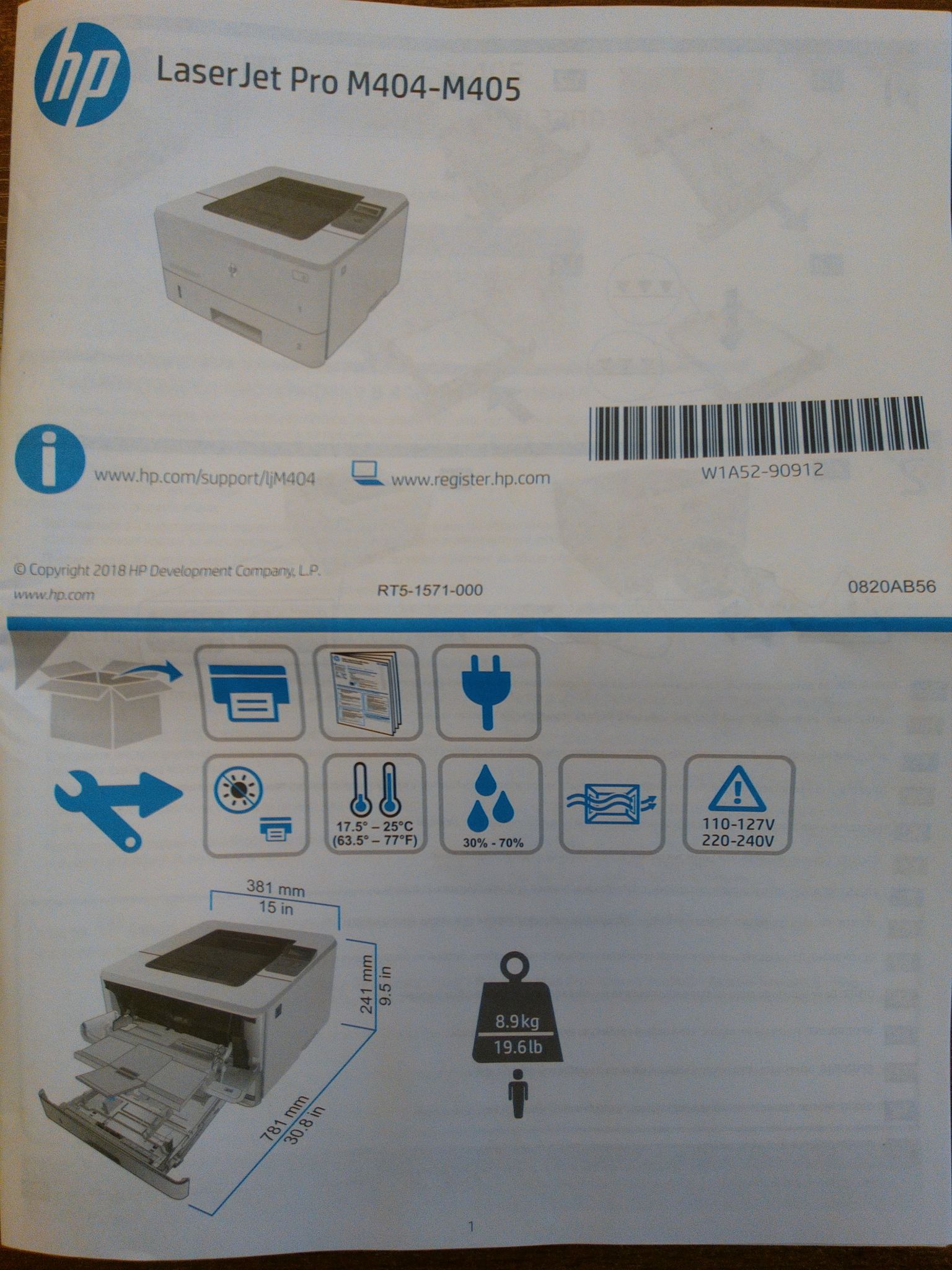 Лазерный принтер HP LaserJet pro M404dn W1A53A — купить по низкой цене ...