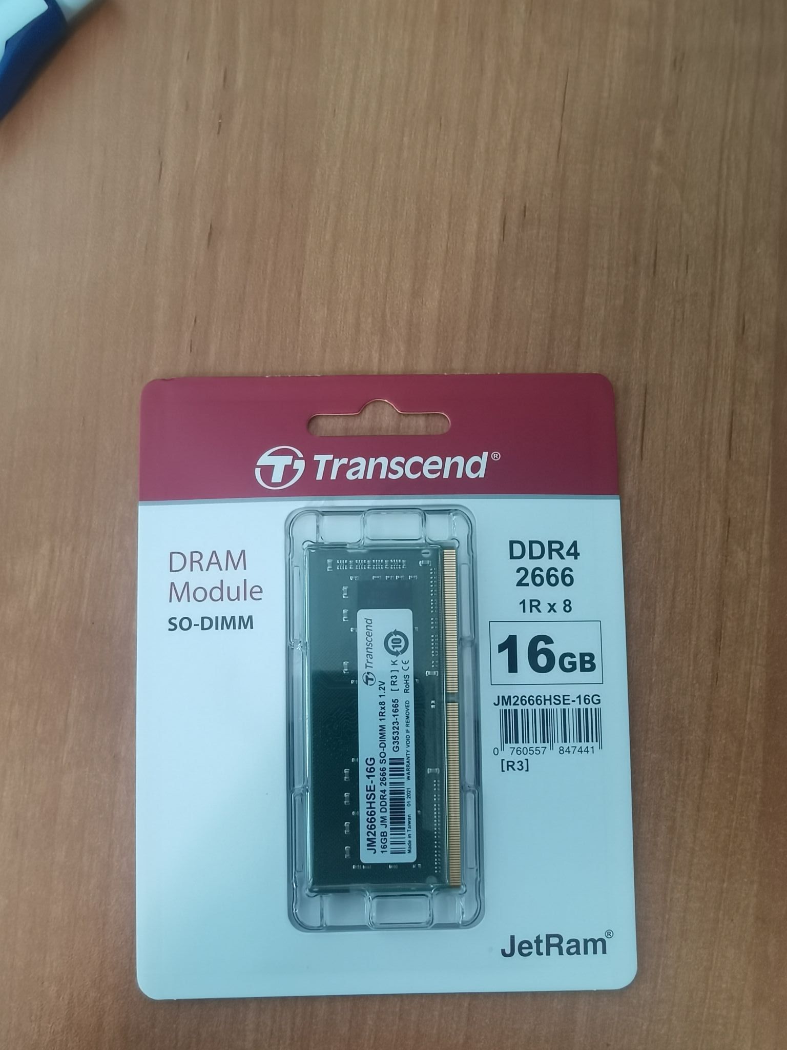 Оперативная память Transcend SO-DIMM DDR4 16Gb 2666 MHz pc-21300